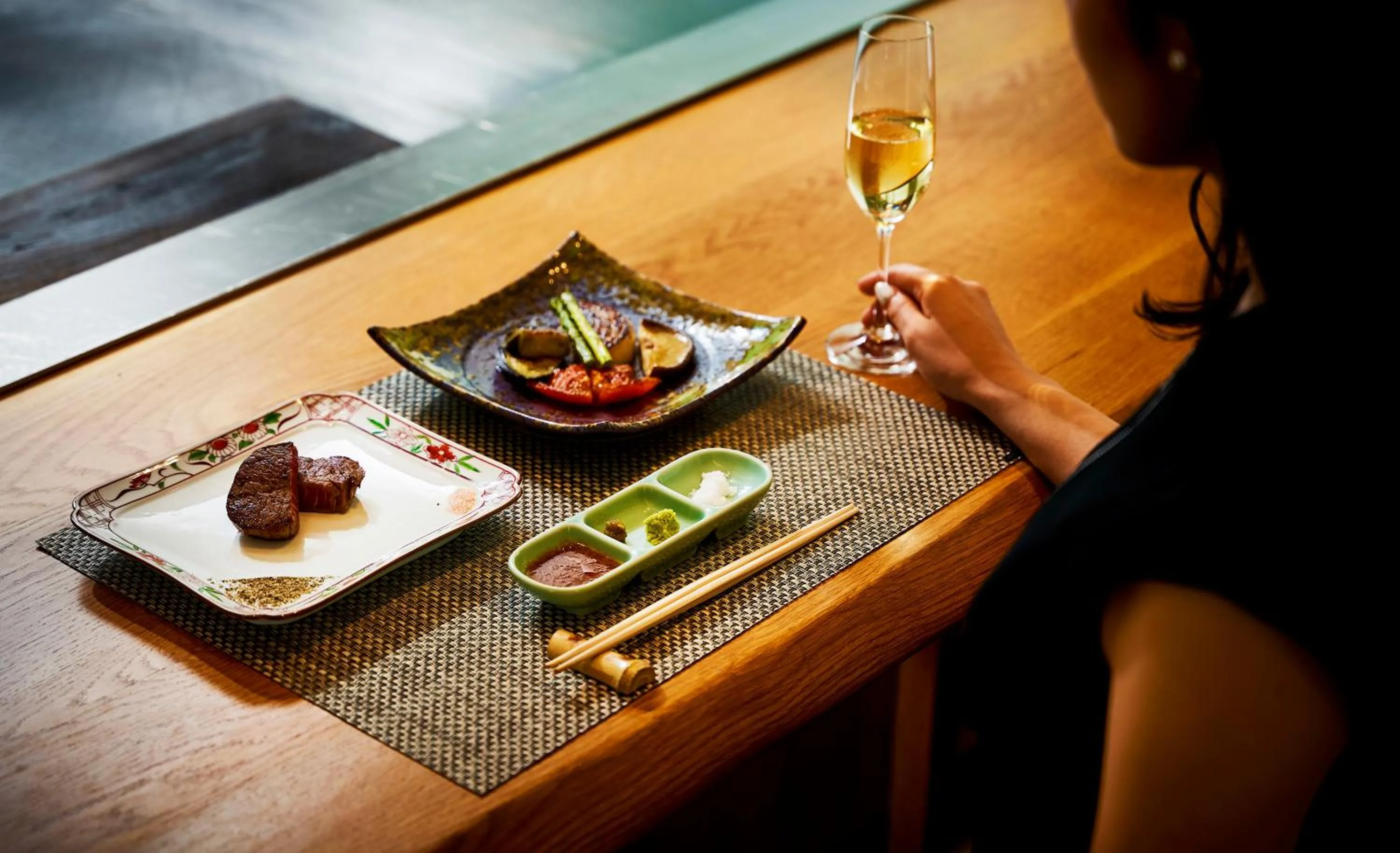 Food in Garden Terrace Saga Hotel & Resorts