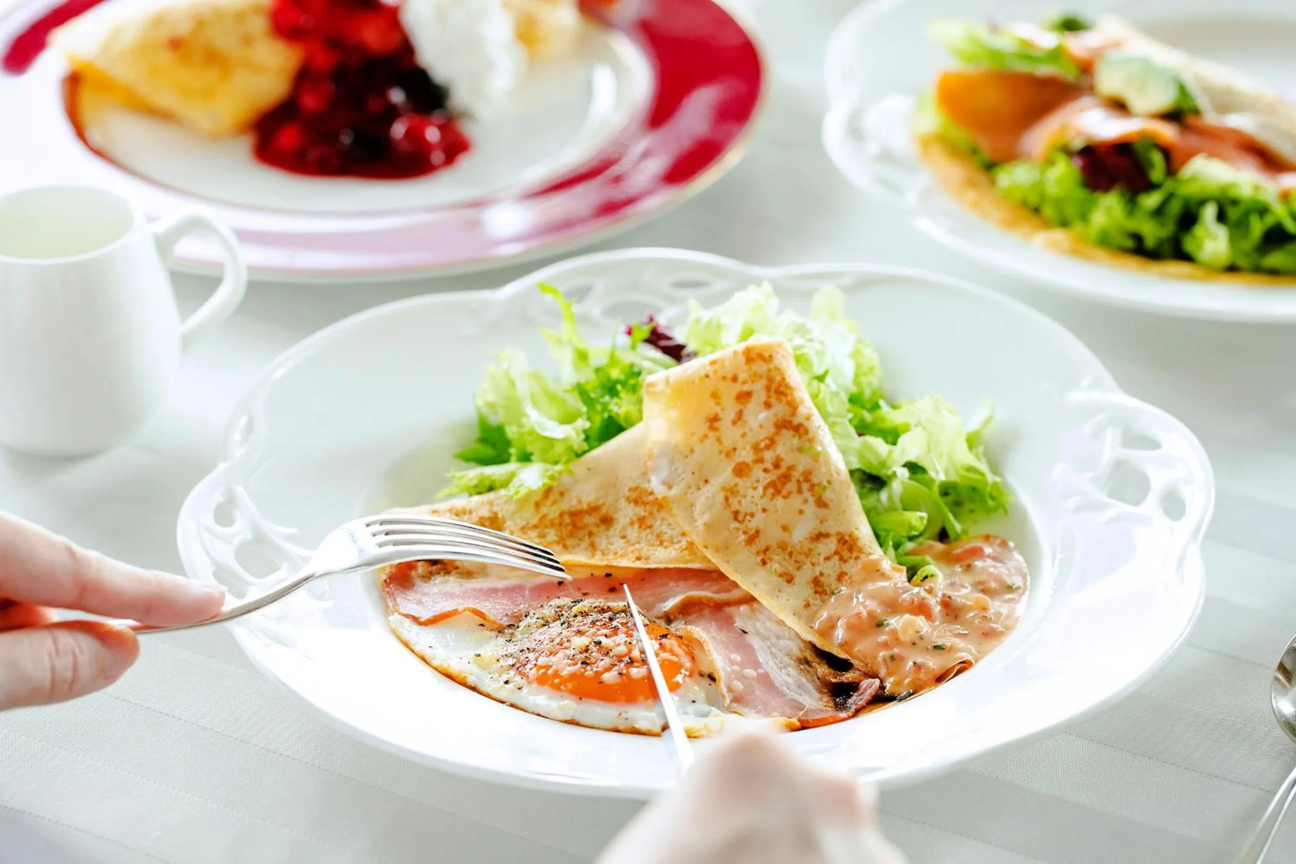 Food close-up in Garden Terrace Saga Hotel & Resorts