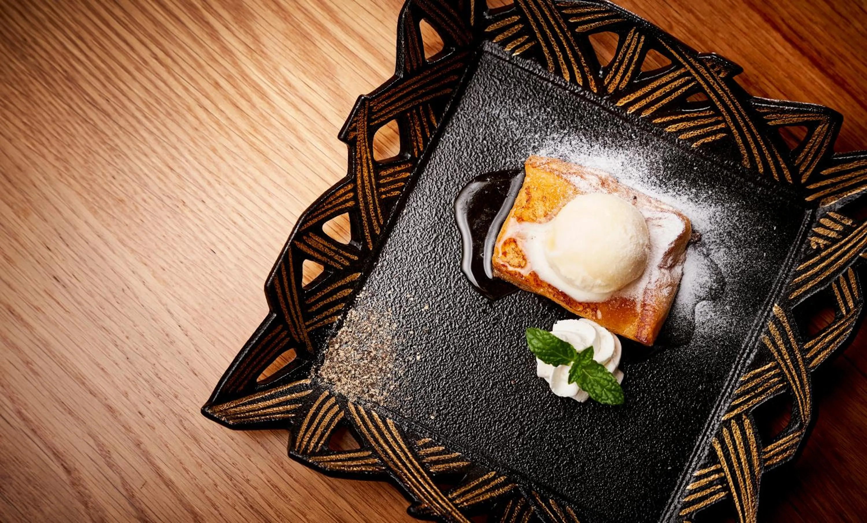 Food close-up in Garden Terrace Saga Hotel & Resorts