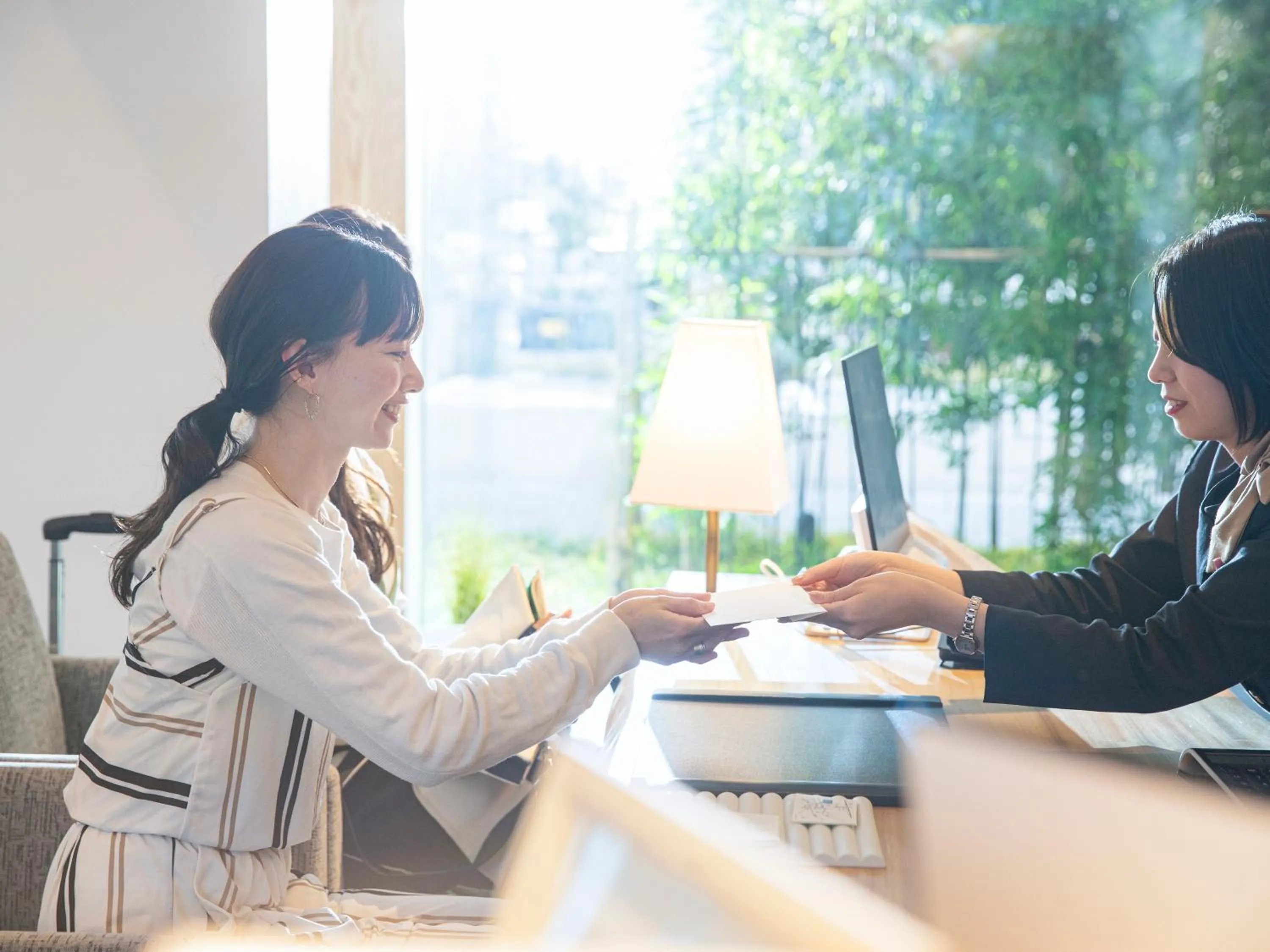 Staff in Garden Terrace Saga Hotel & Resorts