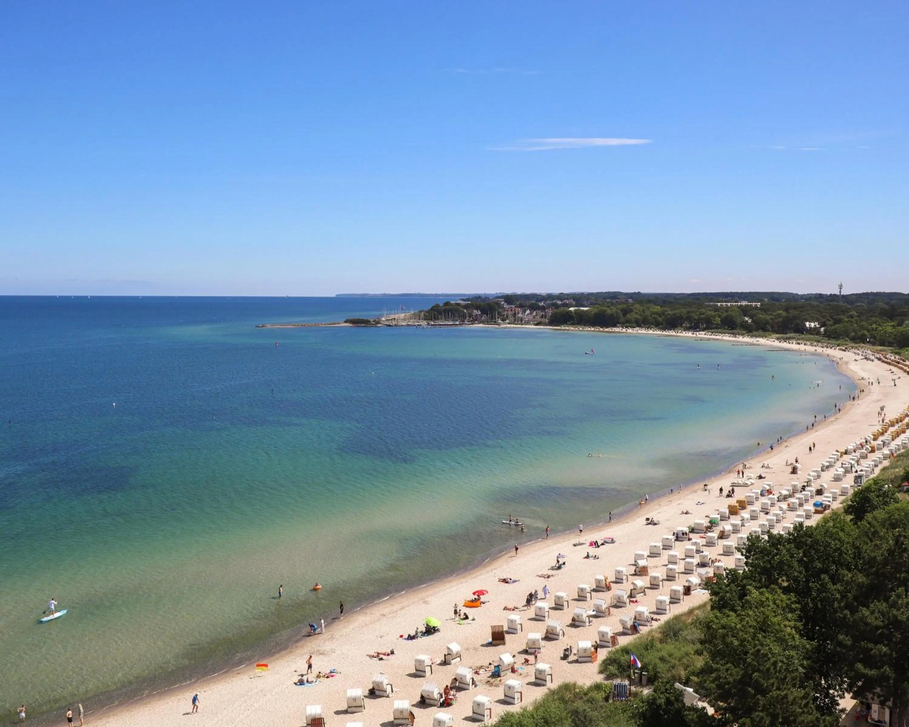 Beach in Appartement-Hotel Timmendorfer Strand