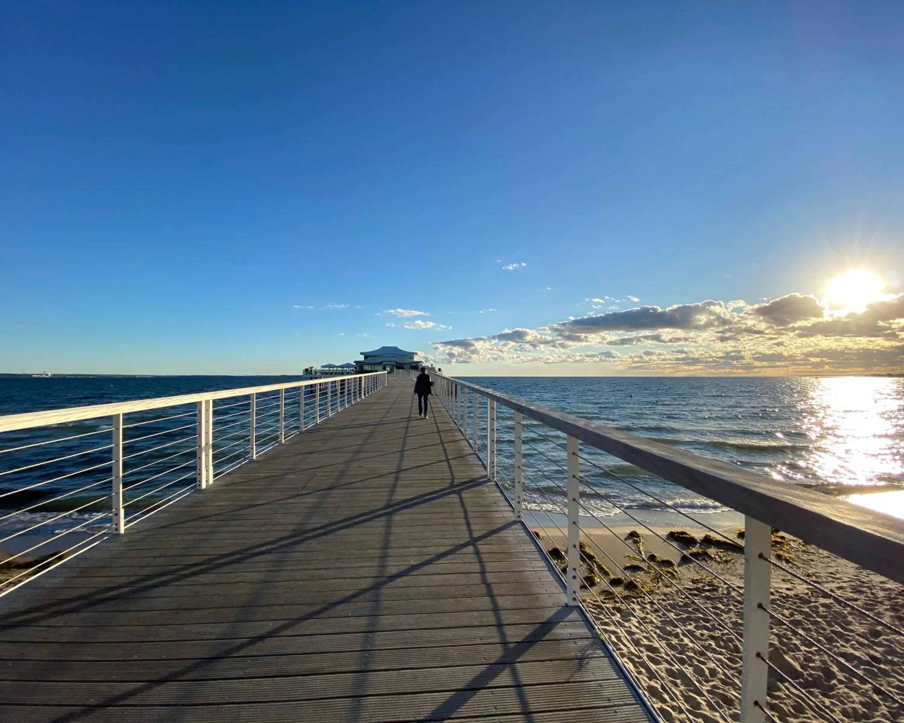 Beach in Appartement-Hotel Timmendorfer Strand