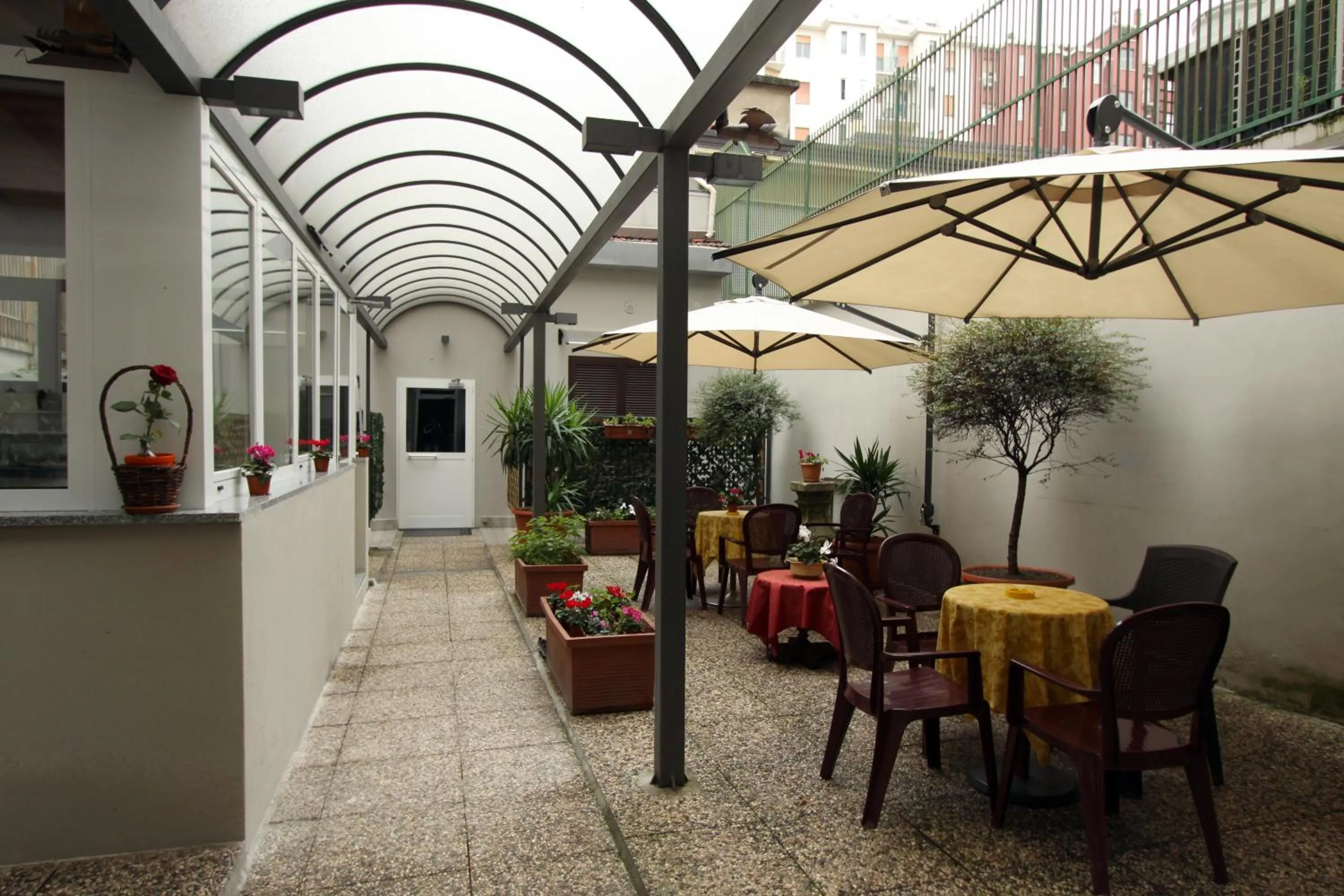 Patio in Lux Hotel Durante