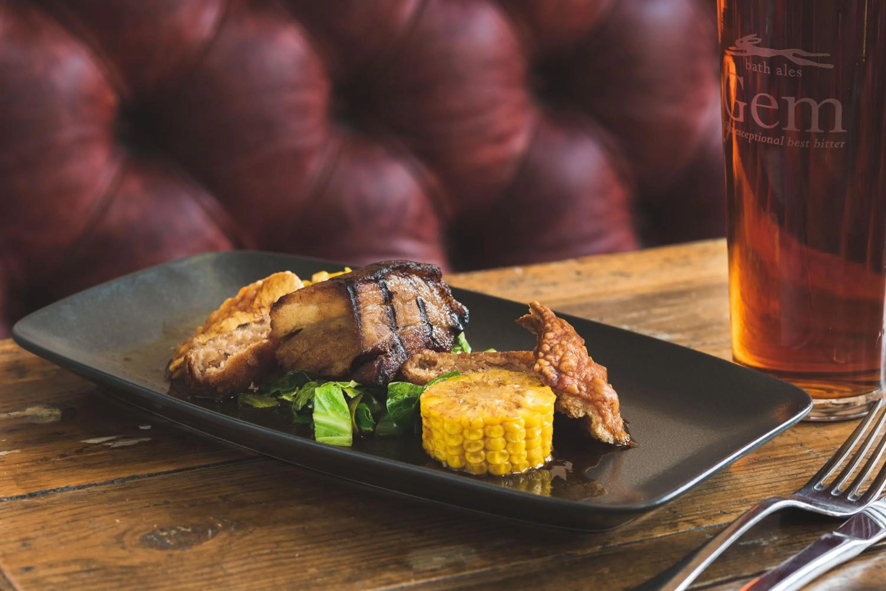 Food close-up in The Wellington