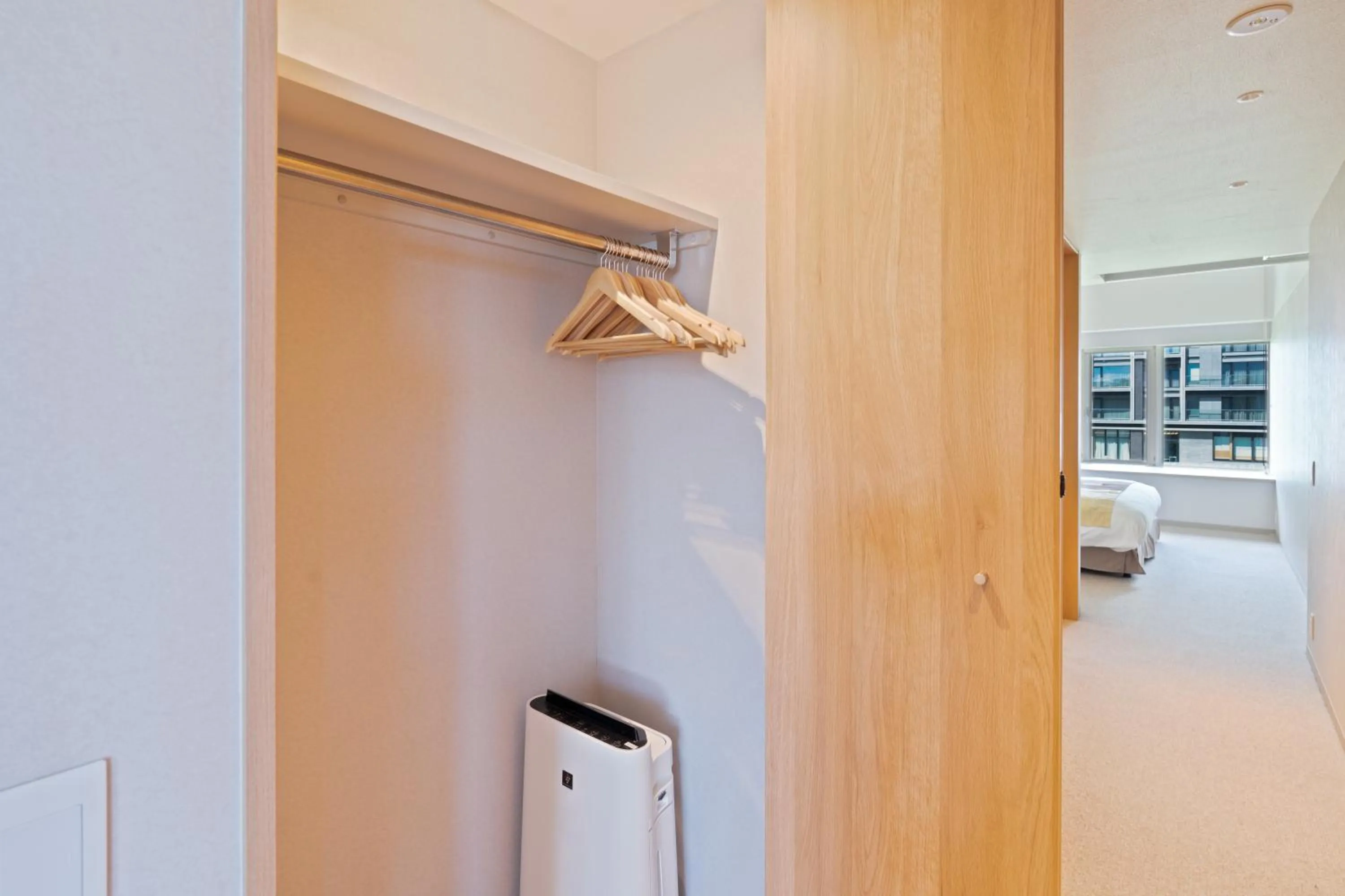 wardrobe in The Maples Niseko