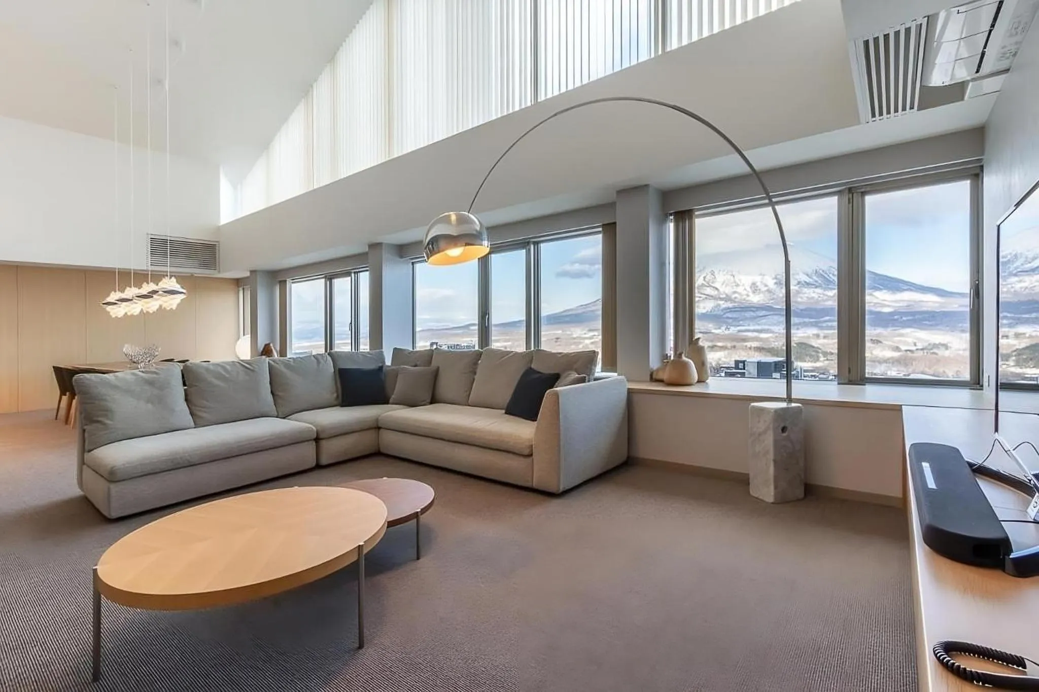 Living room in The Maples Niseko