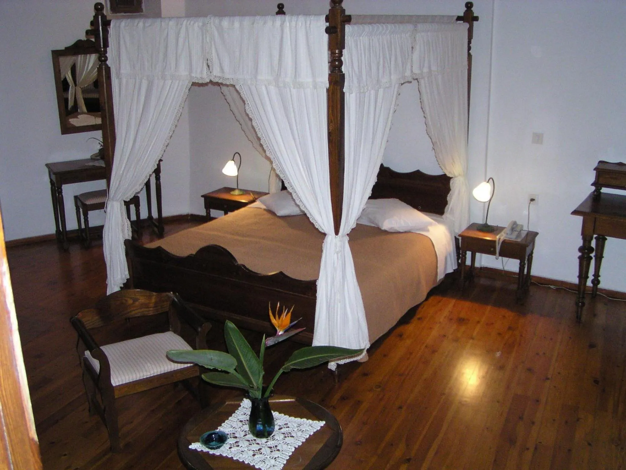 Bed in Hotel Amphora