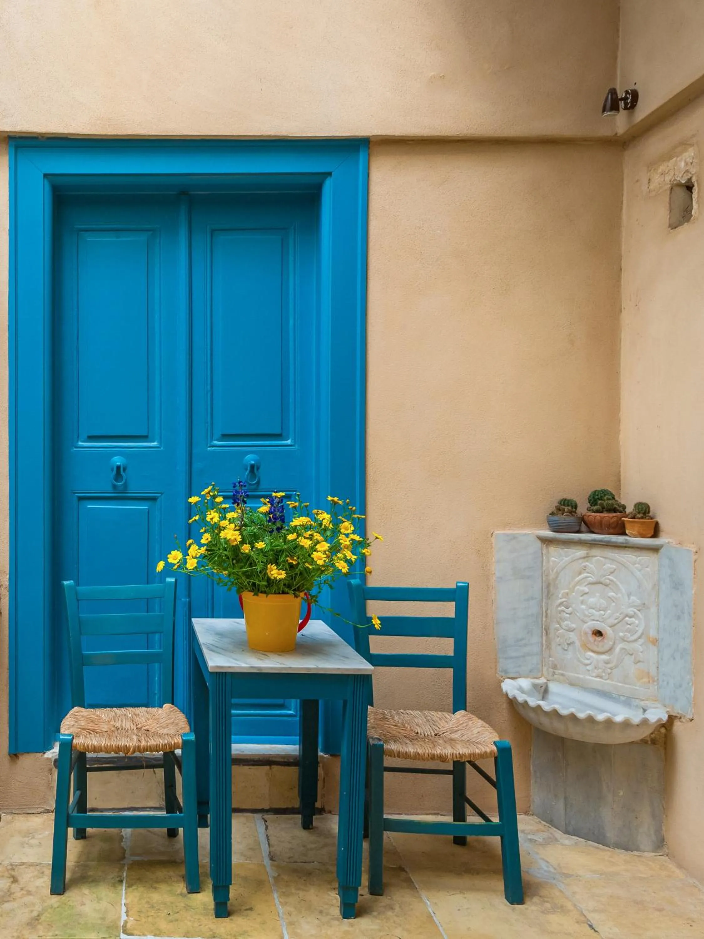 Patio in Hotel Amphora