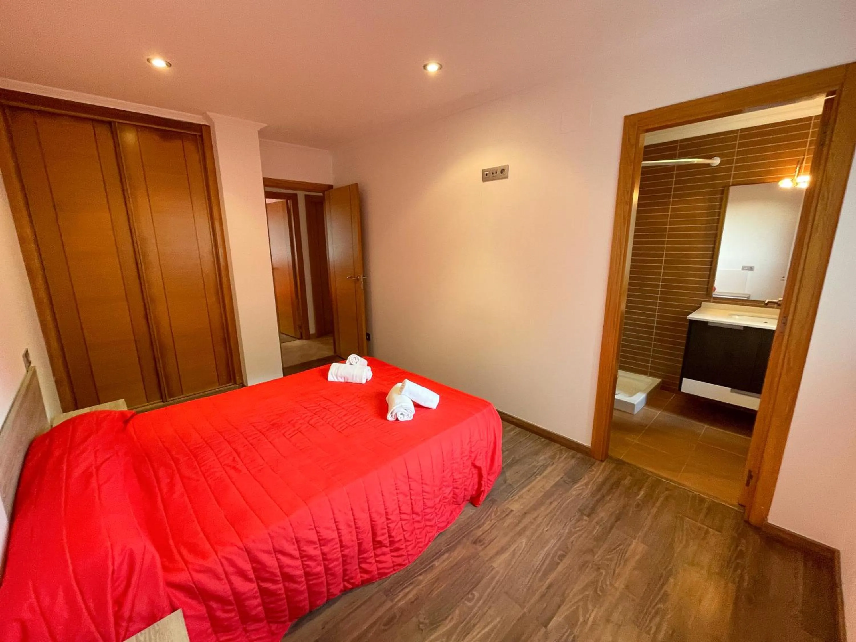 Bed in Apartamentos Revolta Sanxenxo 3000