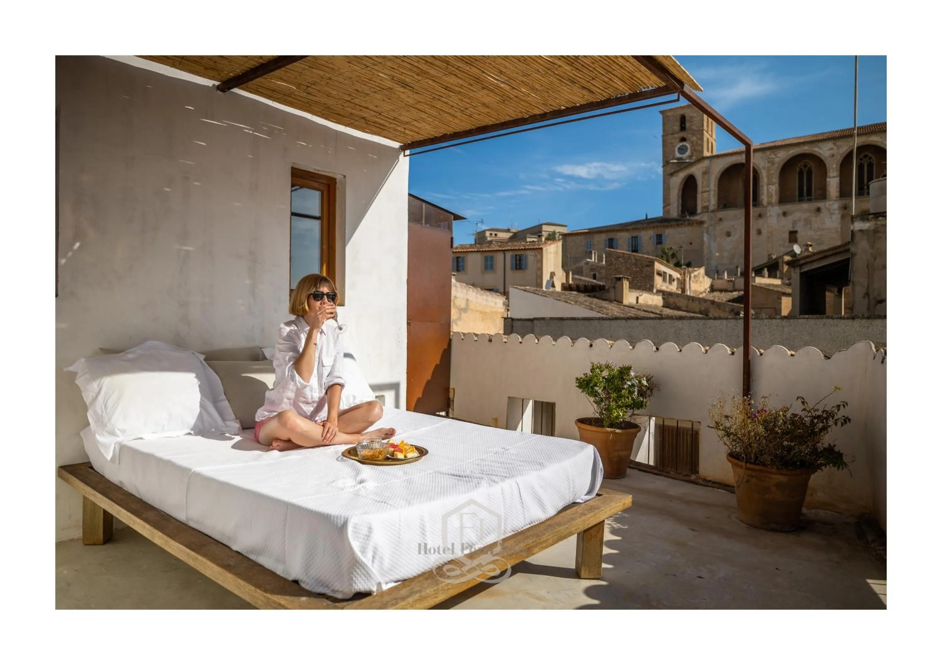 Balcony/Terrace in Hotel Forn Nou
