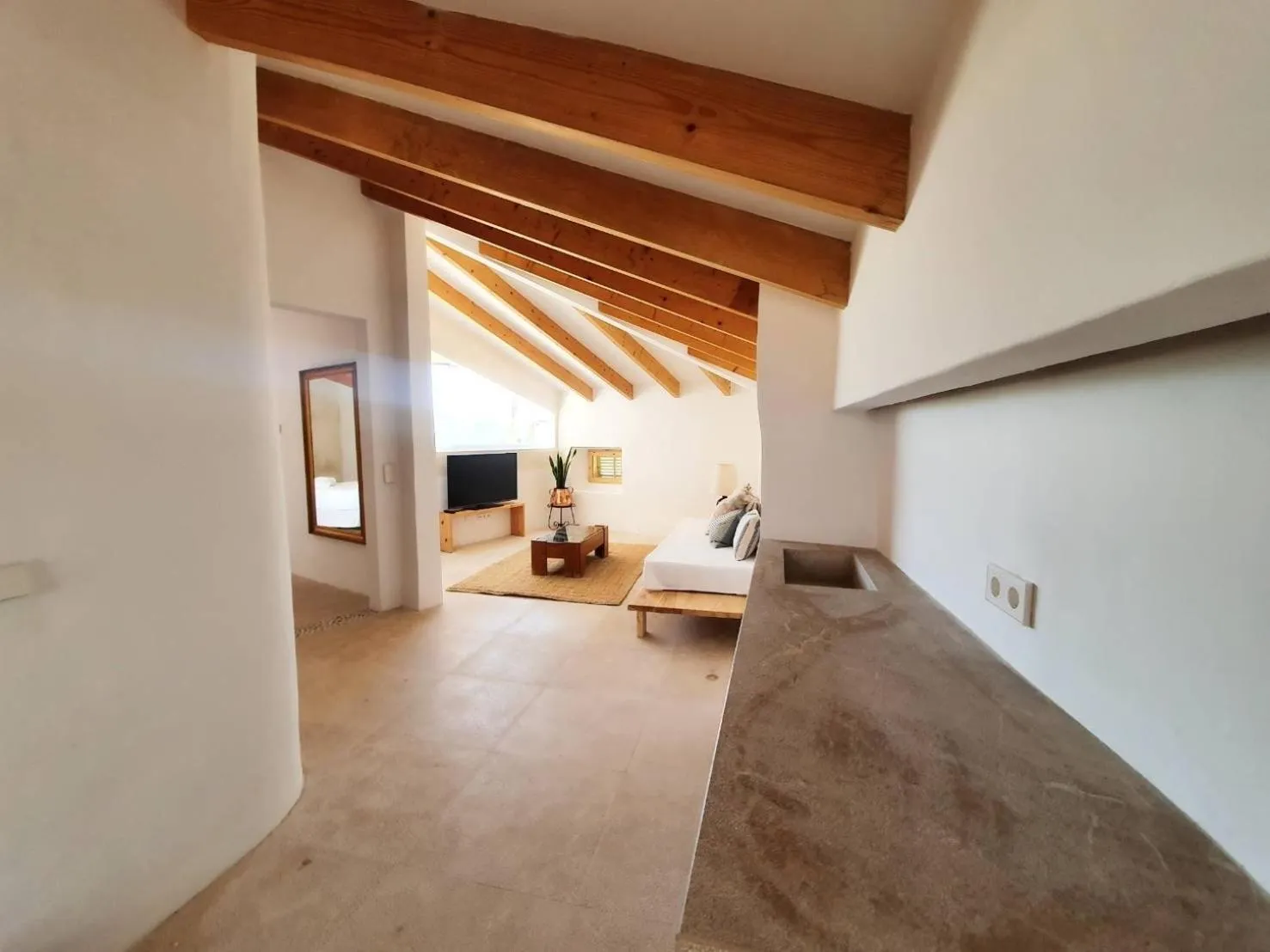 Living room in Hotel Forn Nou