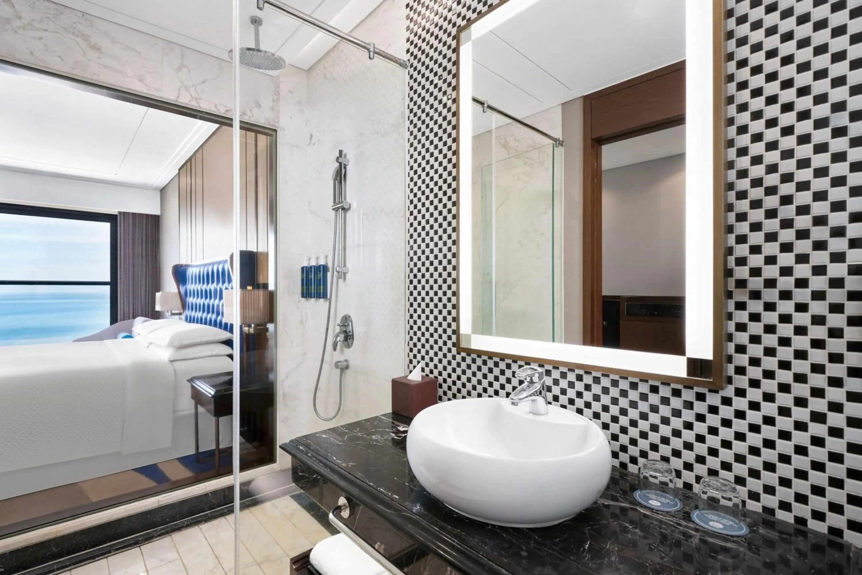 Bathroom, Bed in Four Points by Sheraton Danang