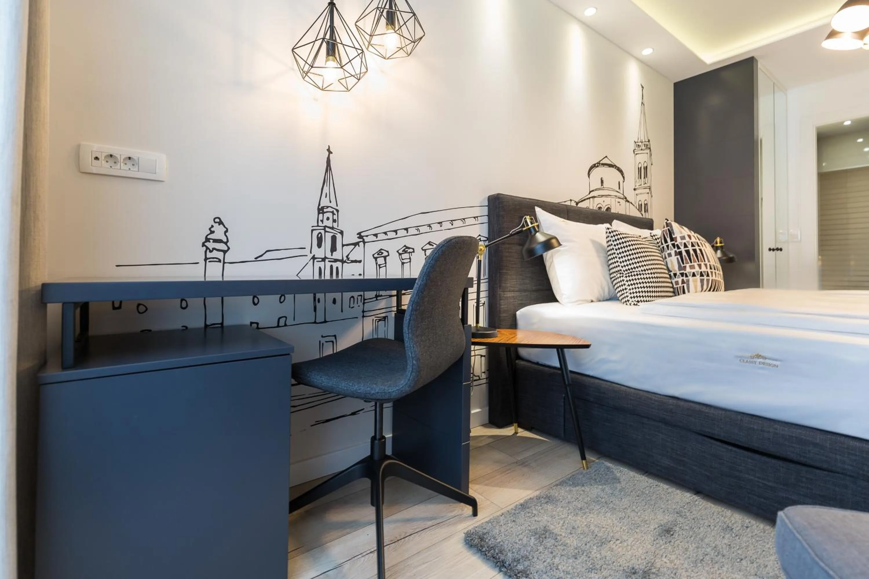 Bedroom, Bed in Classy Design Accommodation