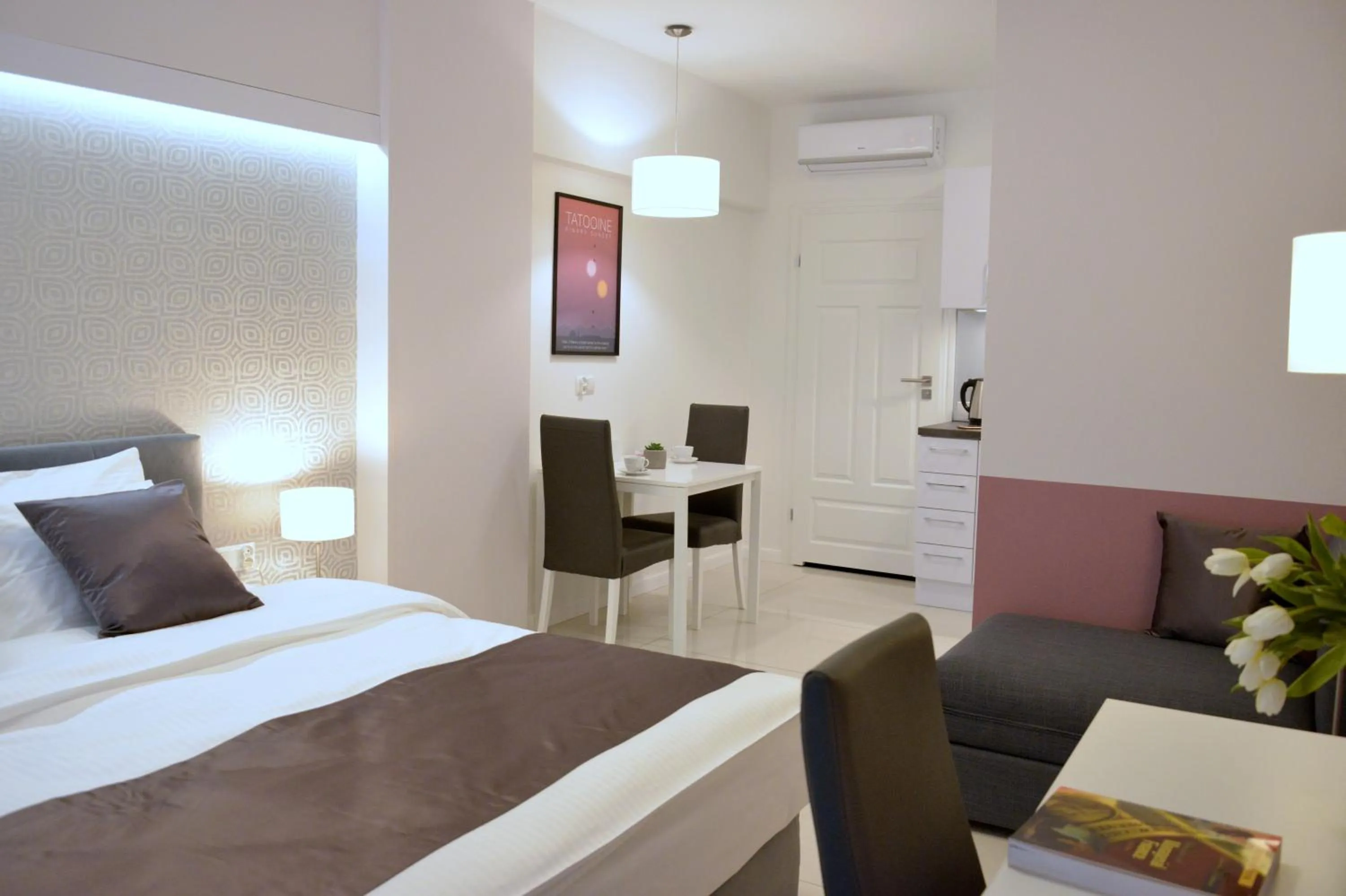 Bed in JessApart – Ochota Apartments