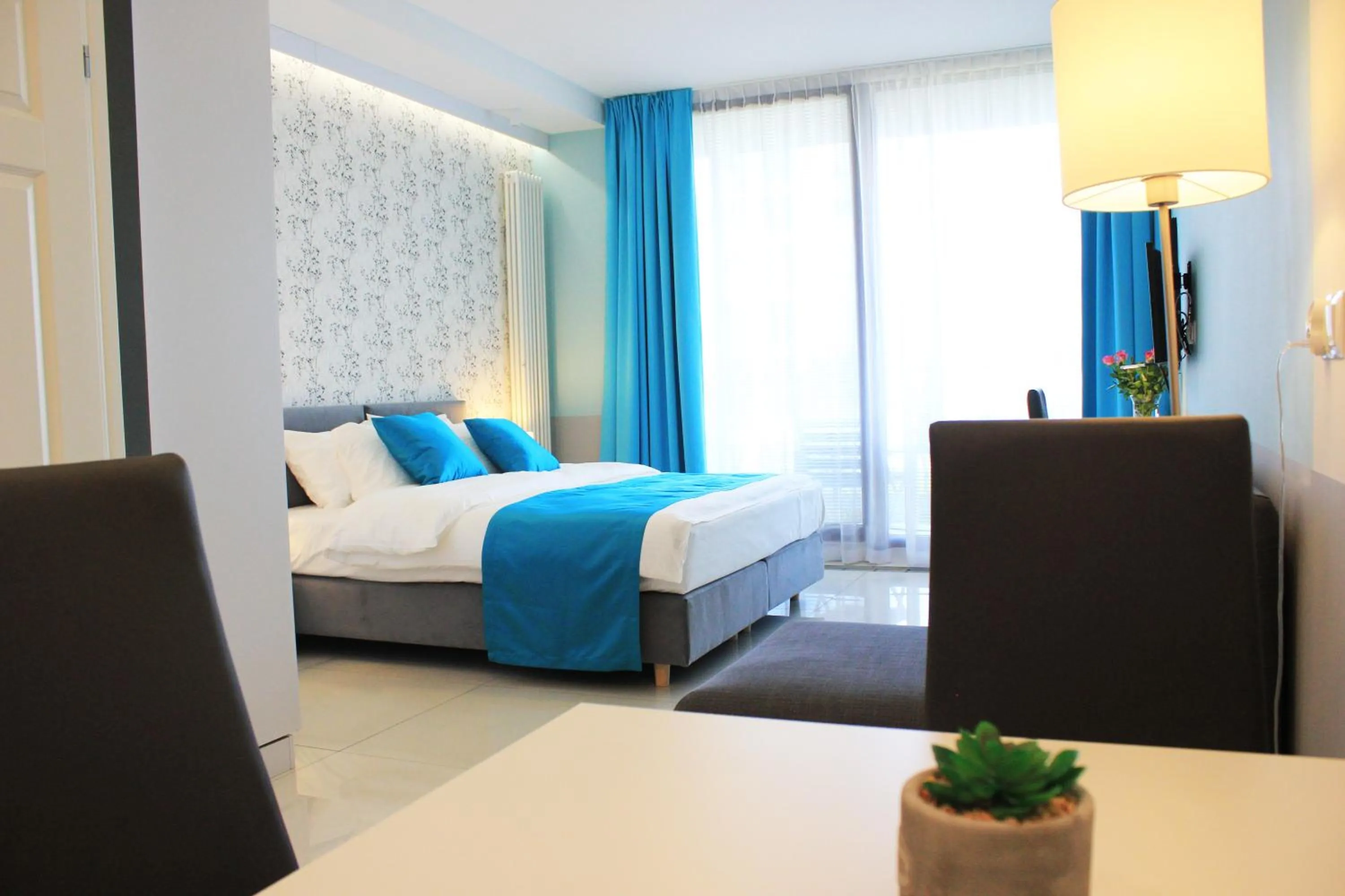 Bed in JessApart – Ochota Apartments