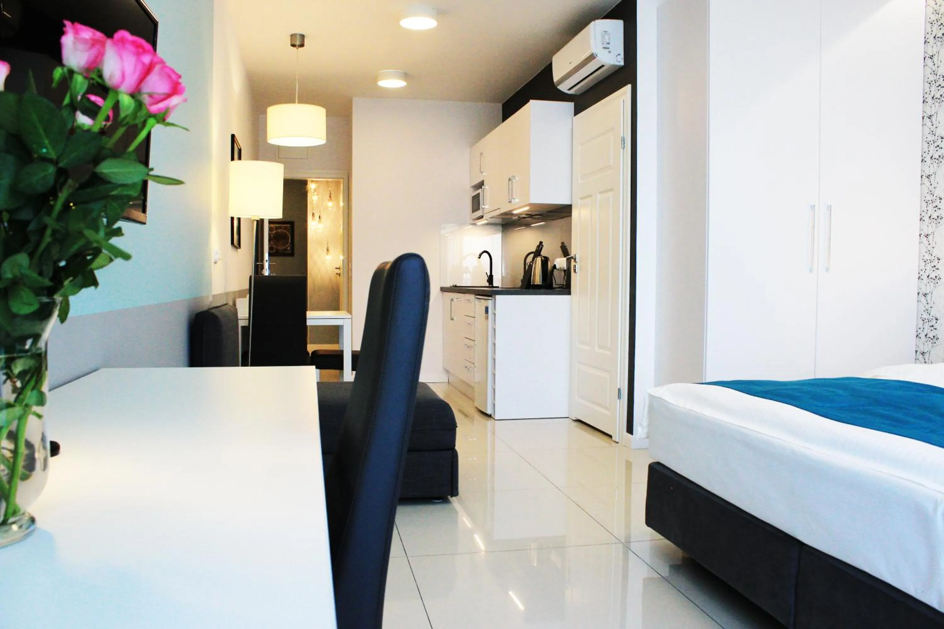 Bed in JessApart – Ochota Apartments