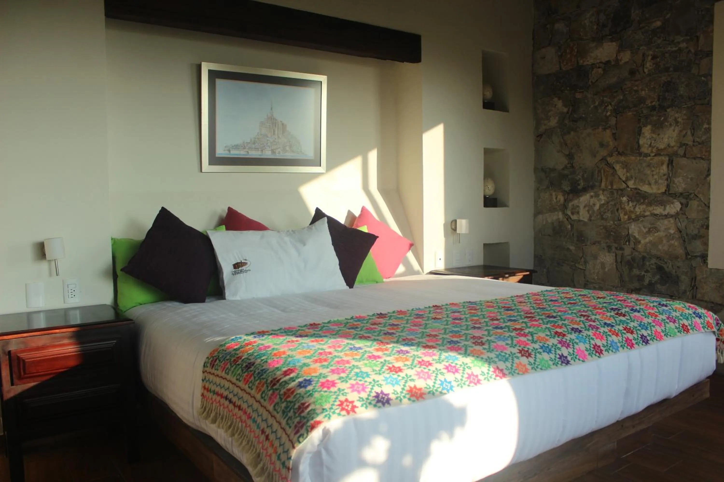 Bedroom, Bed in Hotel Boutique La Casona de Don Porfirio