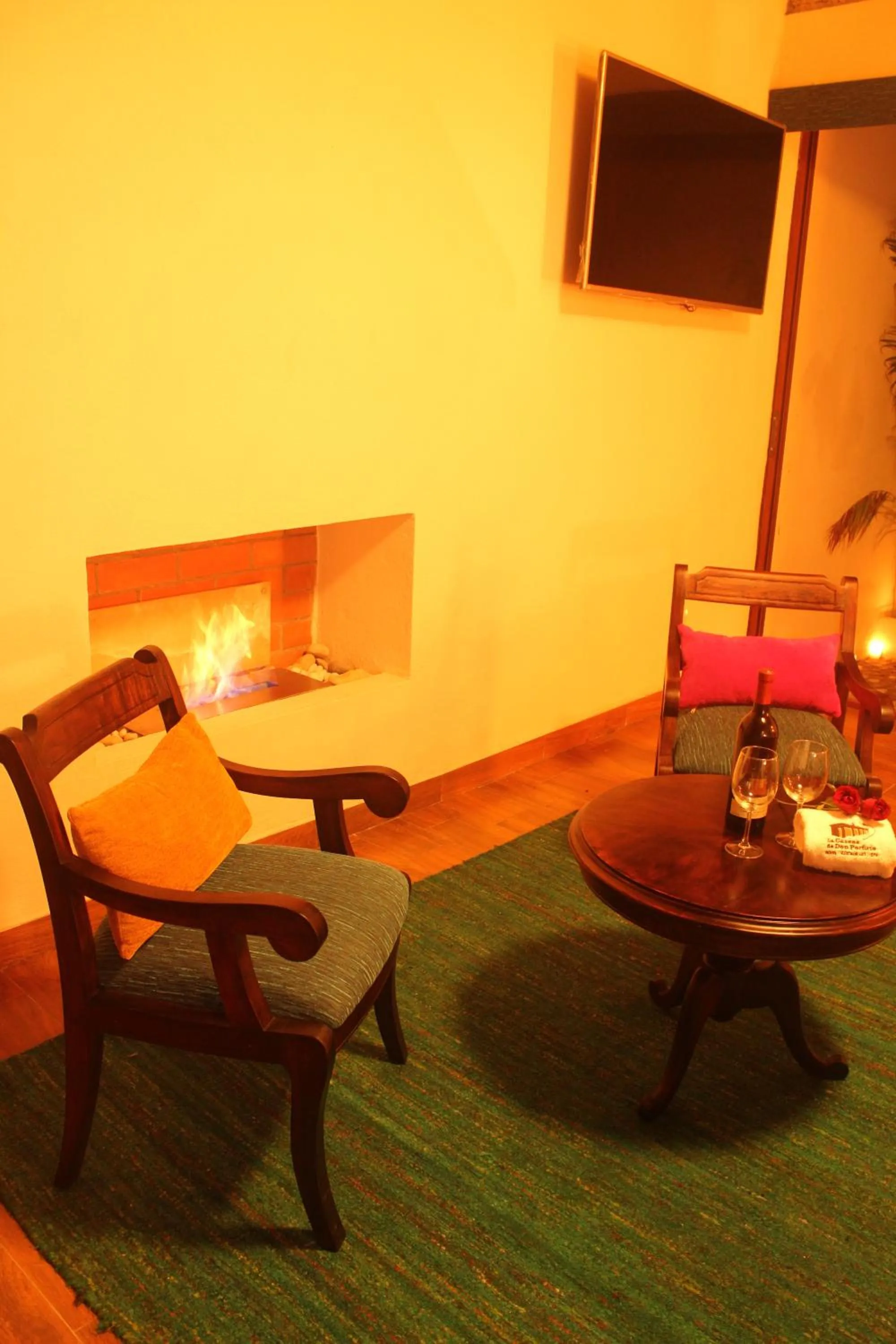 Living room in Hotel Boutique La Casona de Don Porfirio