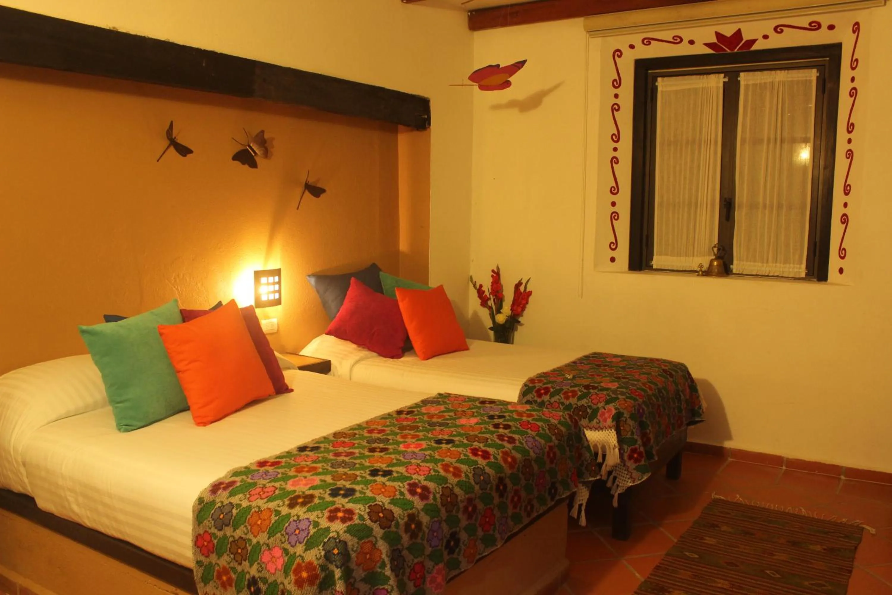 Bedroom, Bed in Hotel Boutique La Casona de Don Porfirio