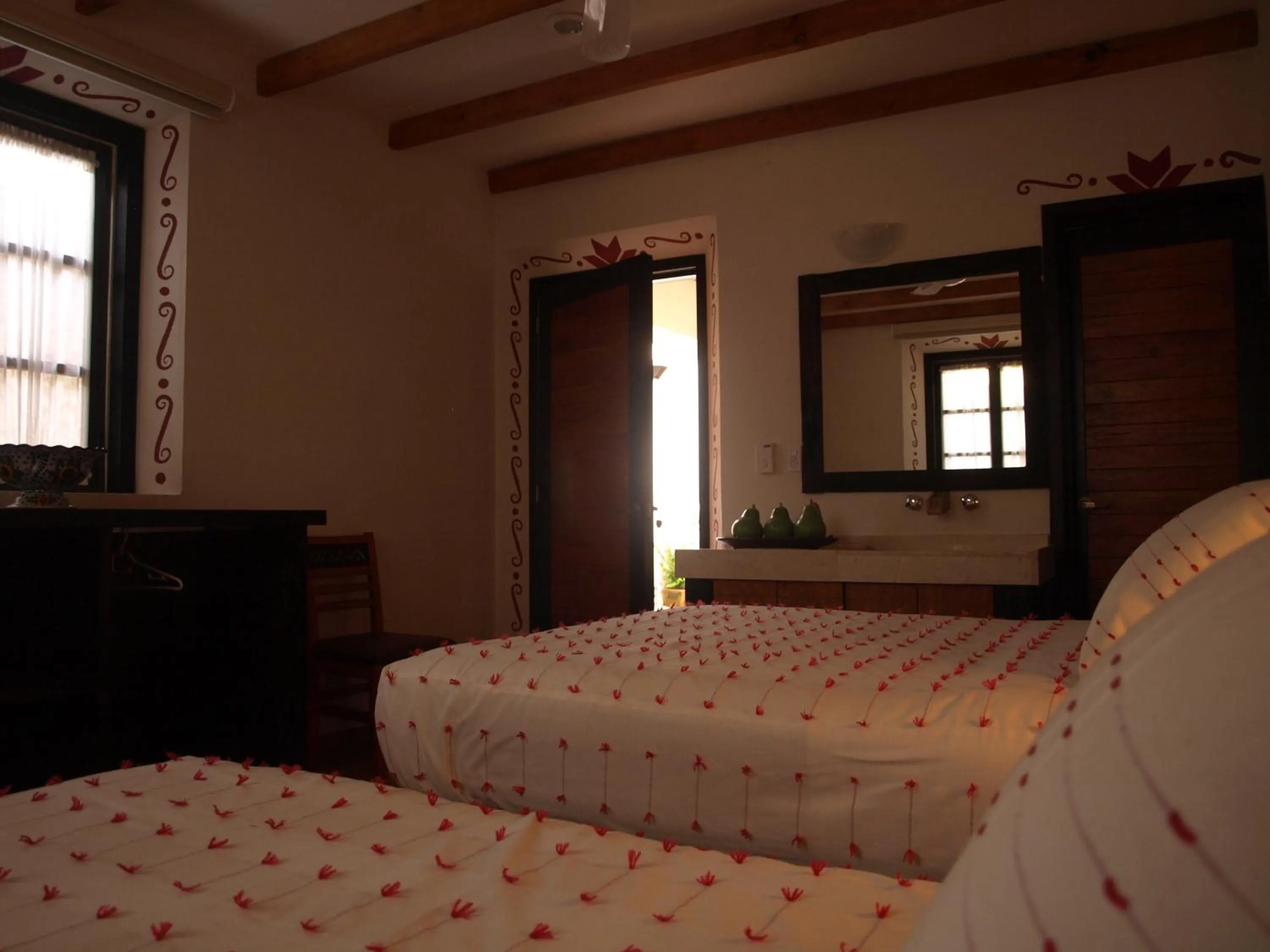 Bedroom, Bed in Hotel Boutique La Casona de Don Porfirio