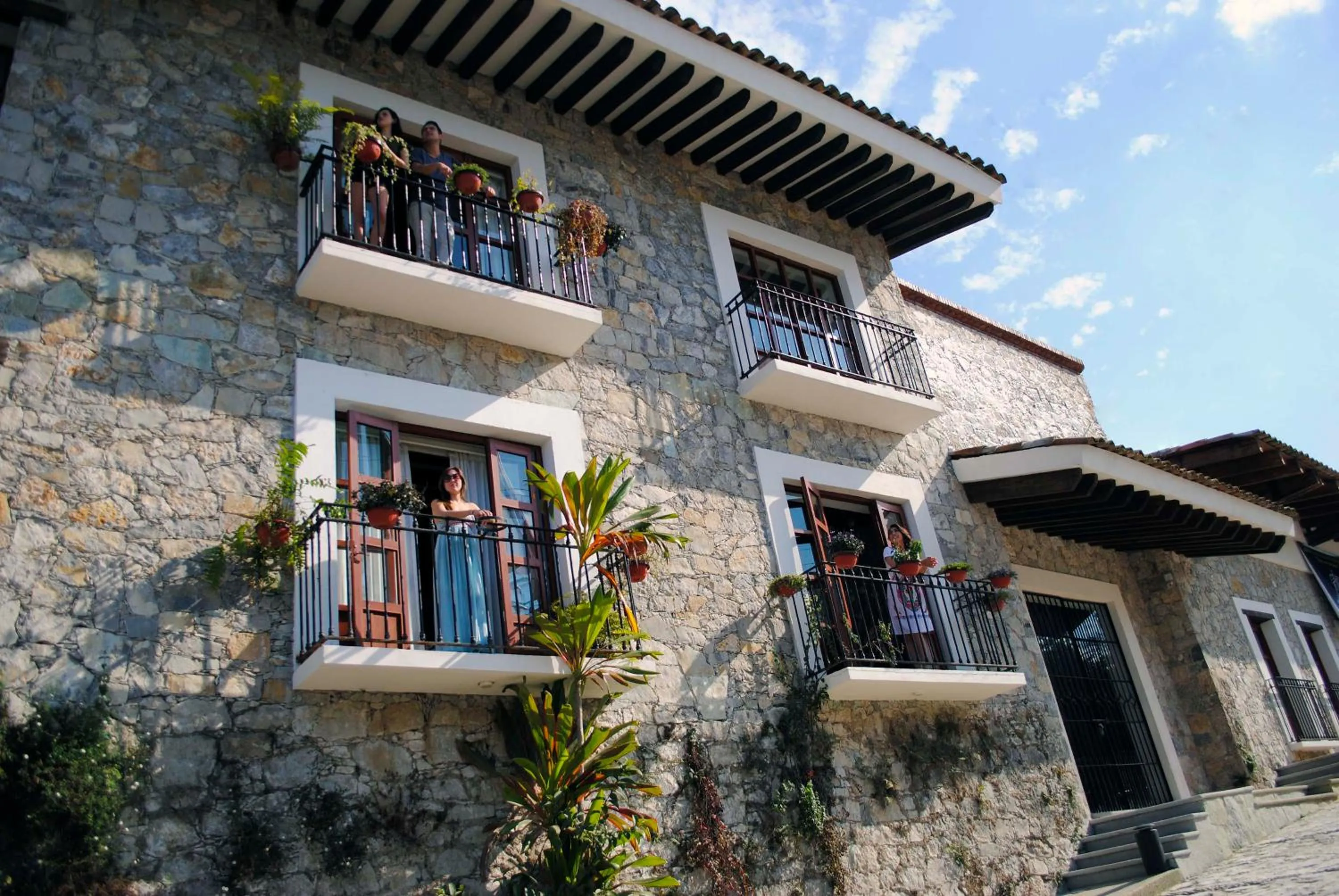 Facade/entrance in Hotel Boutique La Casona de Don Porfirio