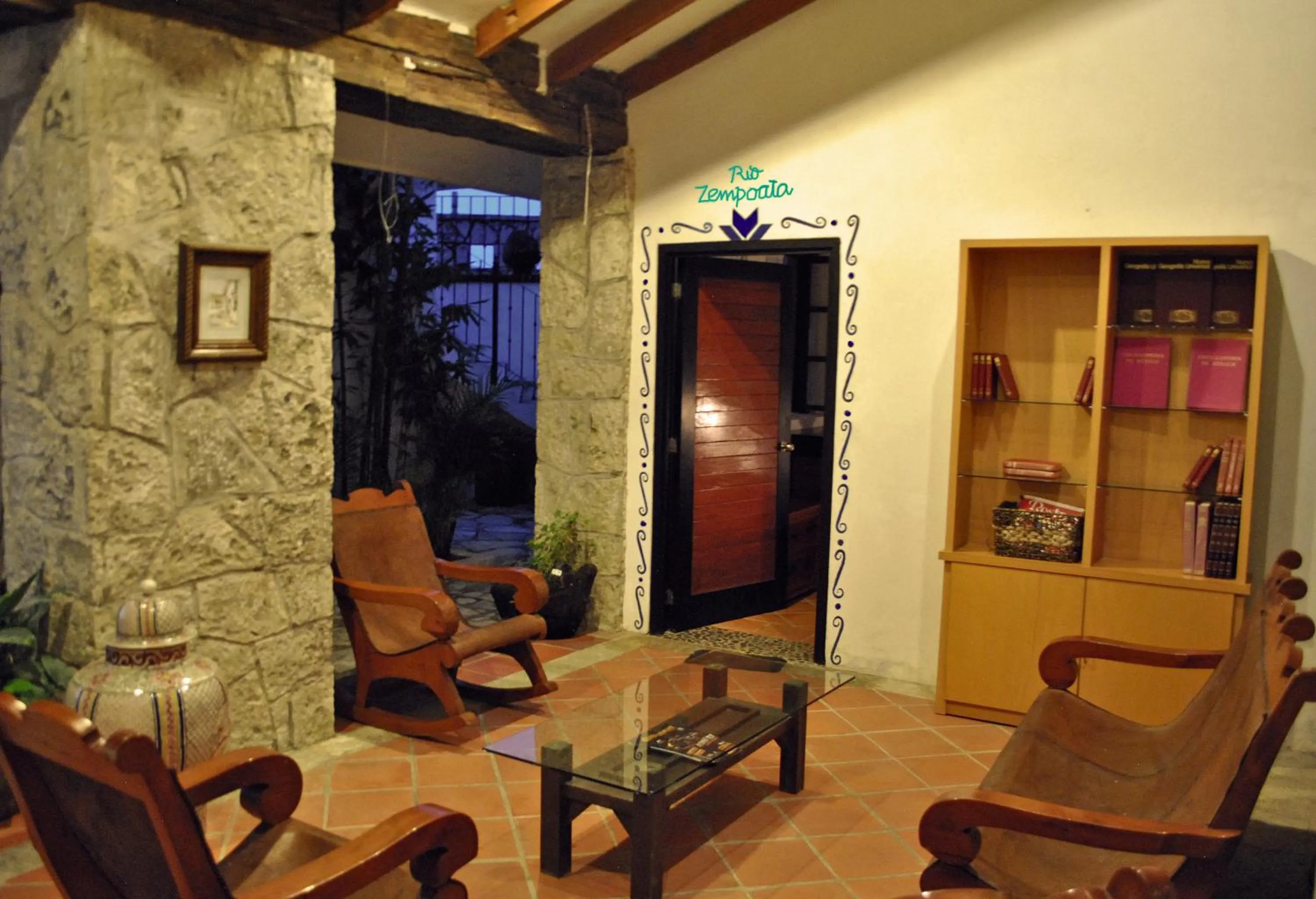 Living room in Hotel Boutique La Casona de Don Porfirio