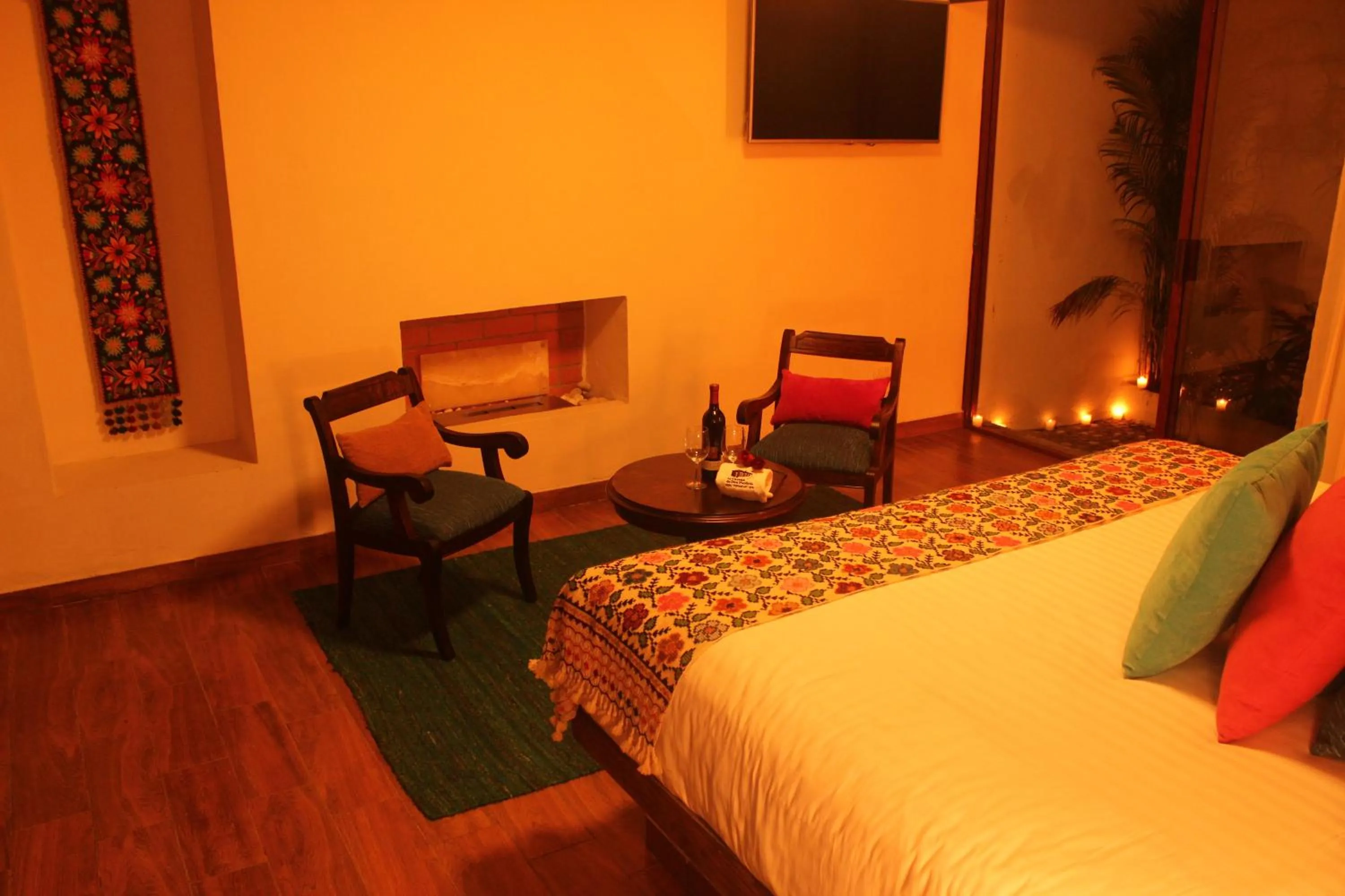 Bed in Hotel Boutique La Casona de Don Porfirio