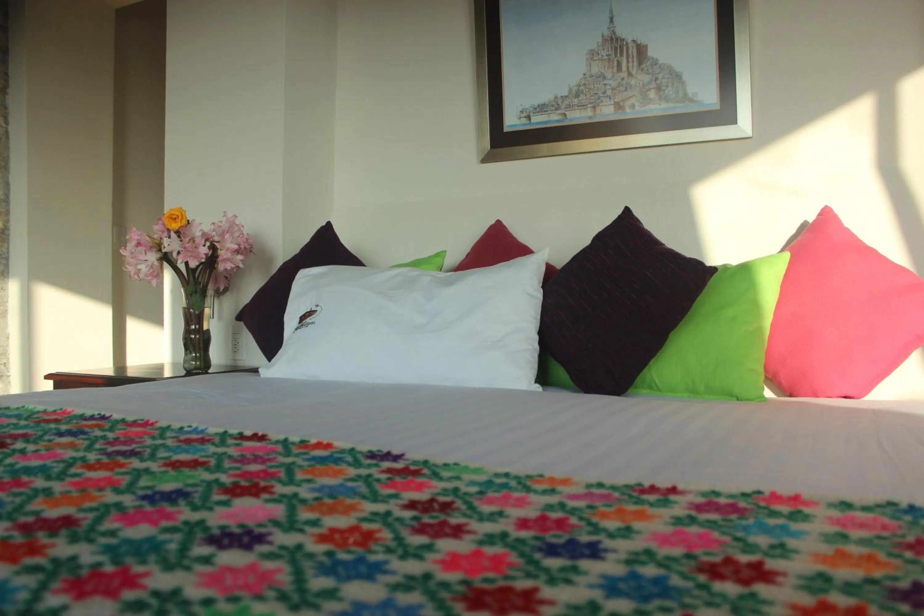 Bedroom, Bed in Hotel Boutique La Casona de Don Porfirio