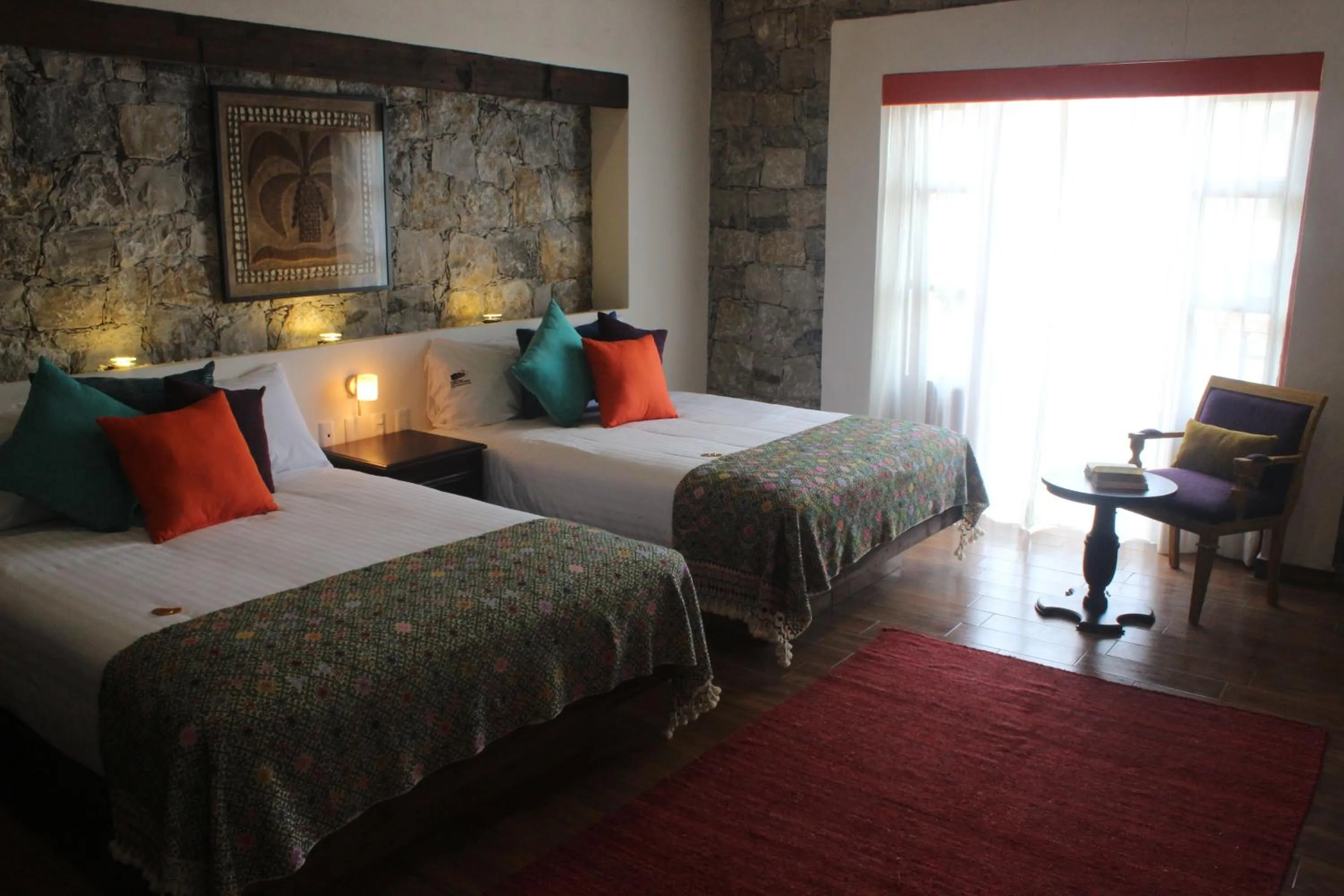 Bedroom, Bed in Hotel Boutique La Casona de Don Porfirio