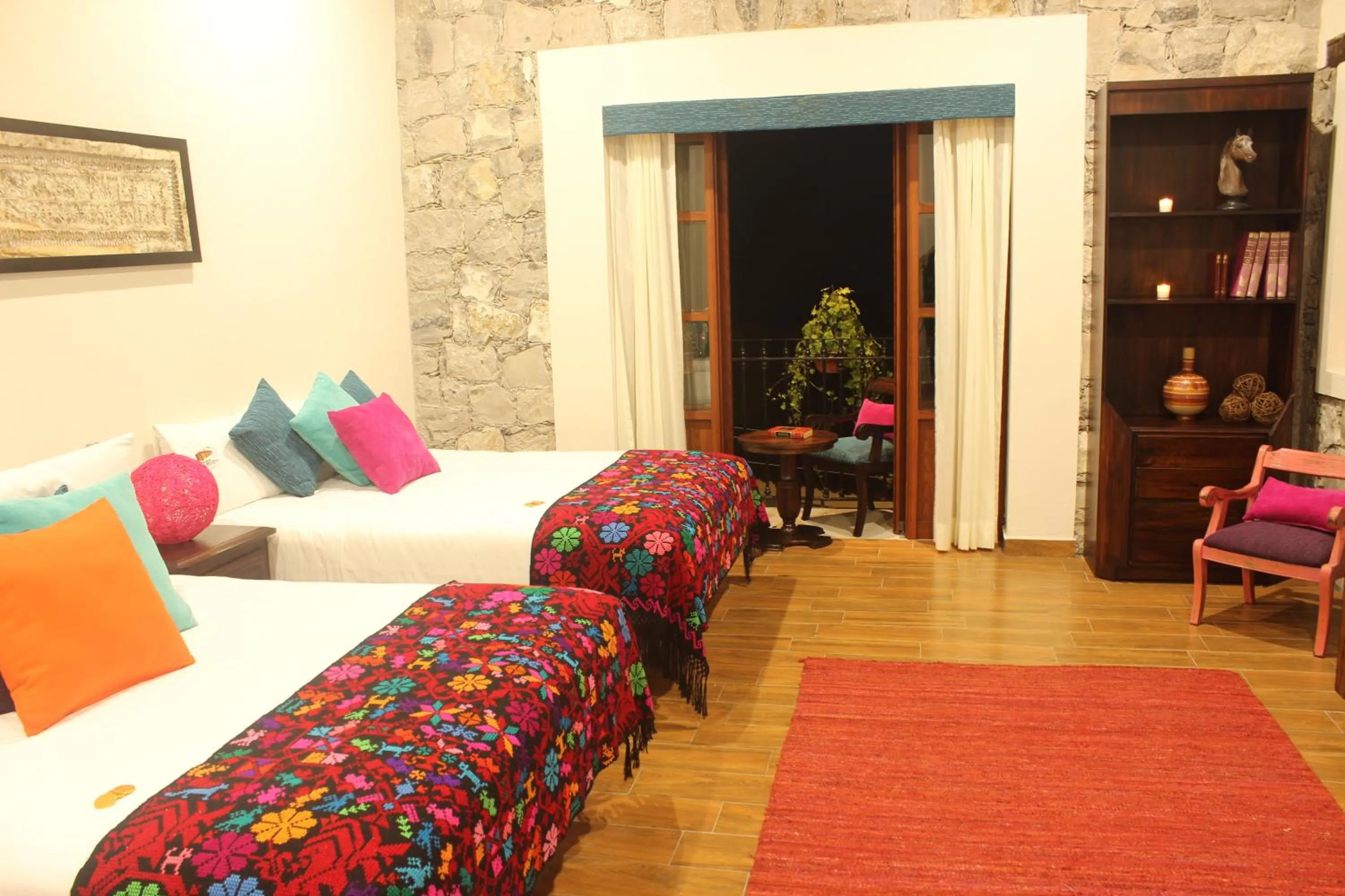 Street view, Bed in Hotel Boutique La Casona de Don Porfirio