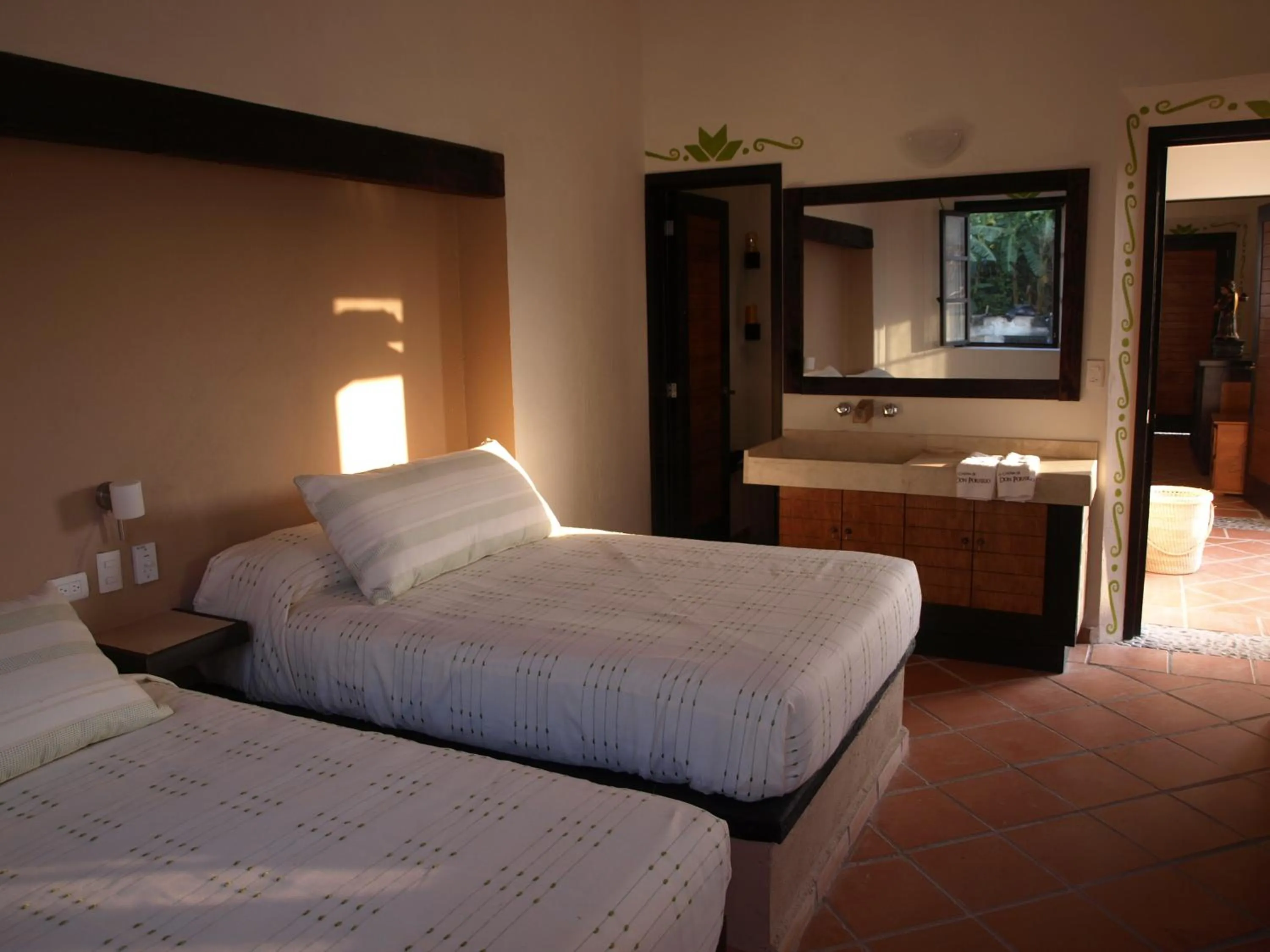 Bed in Hotel Boutique La Casona de Don Porfirio