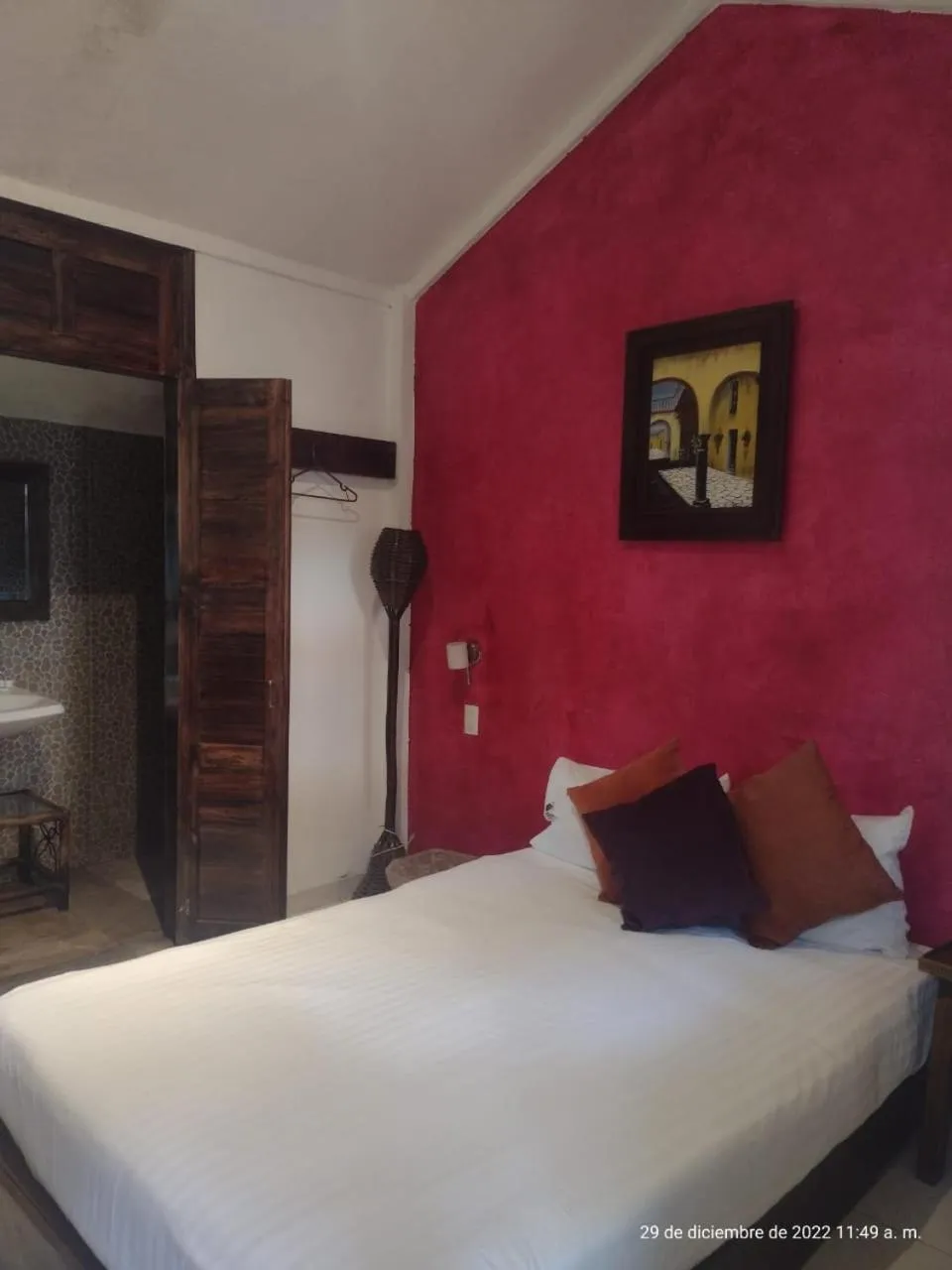 Bed in Hotel Boutique La Casona de Don Porfirio