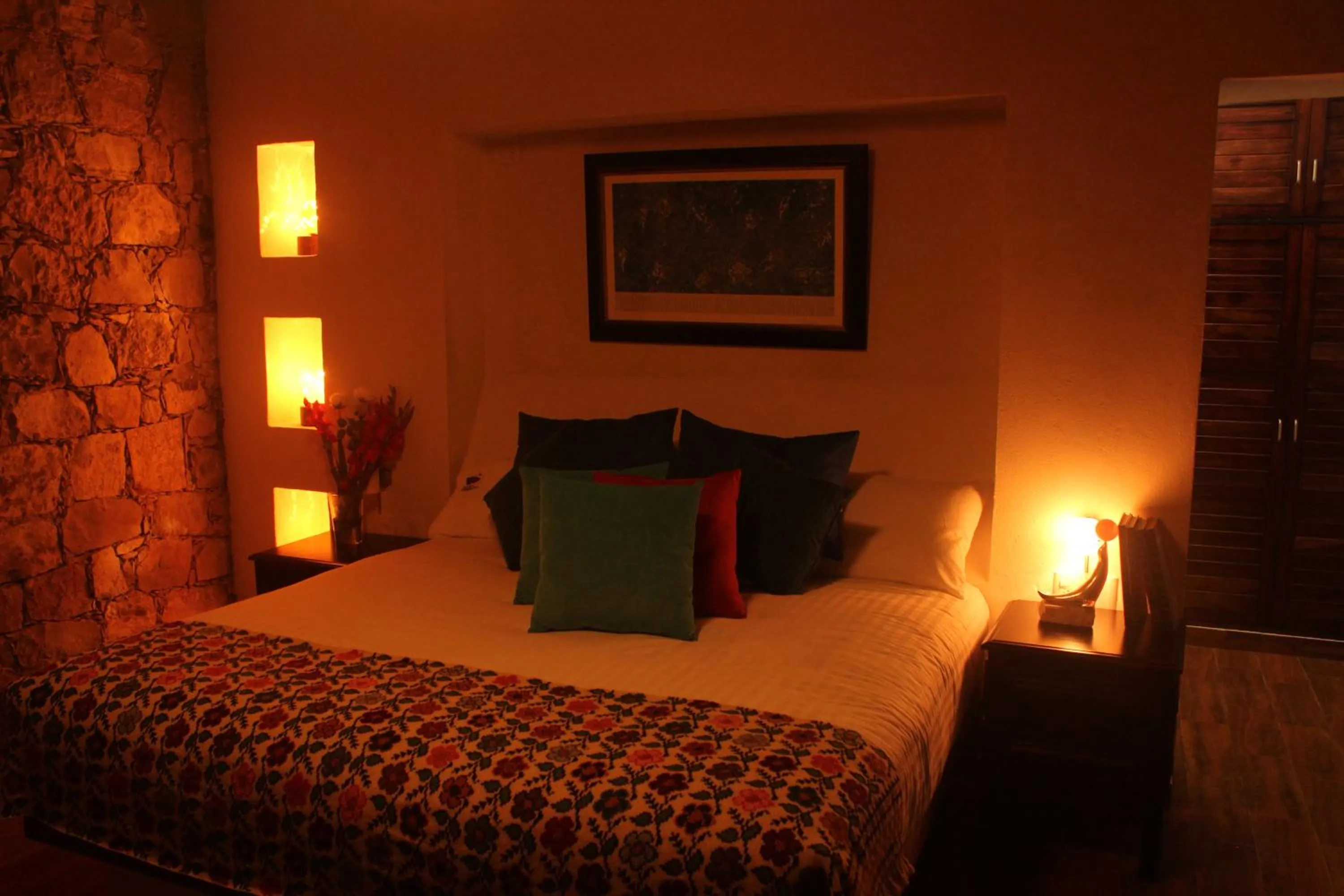 Bedroom, Bed in Hotel Boutique La Casona de Don Porfirio