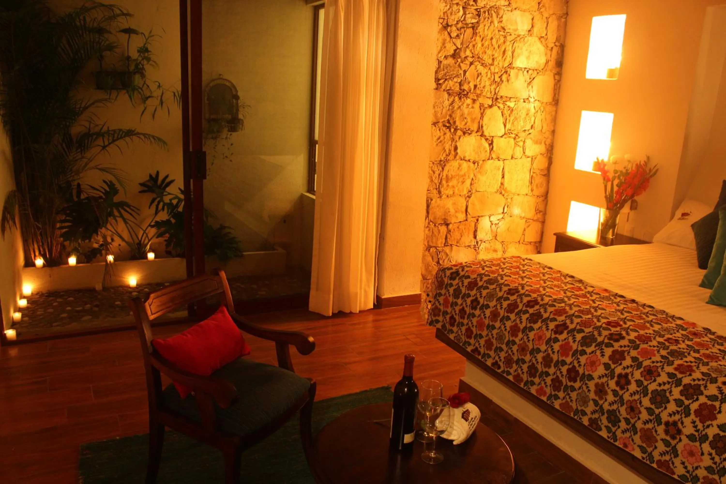 Bed in Hotel Boutique La Casona de Don Porfirio