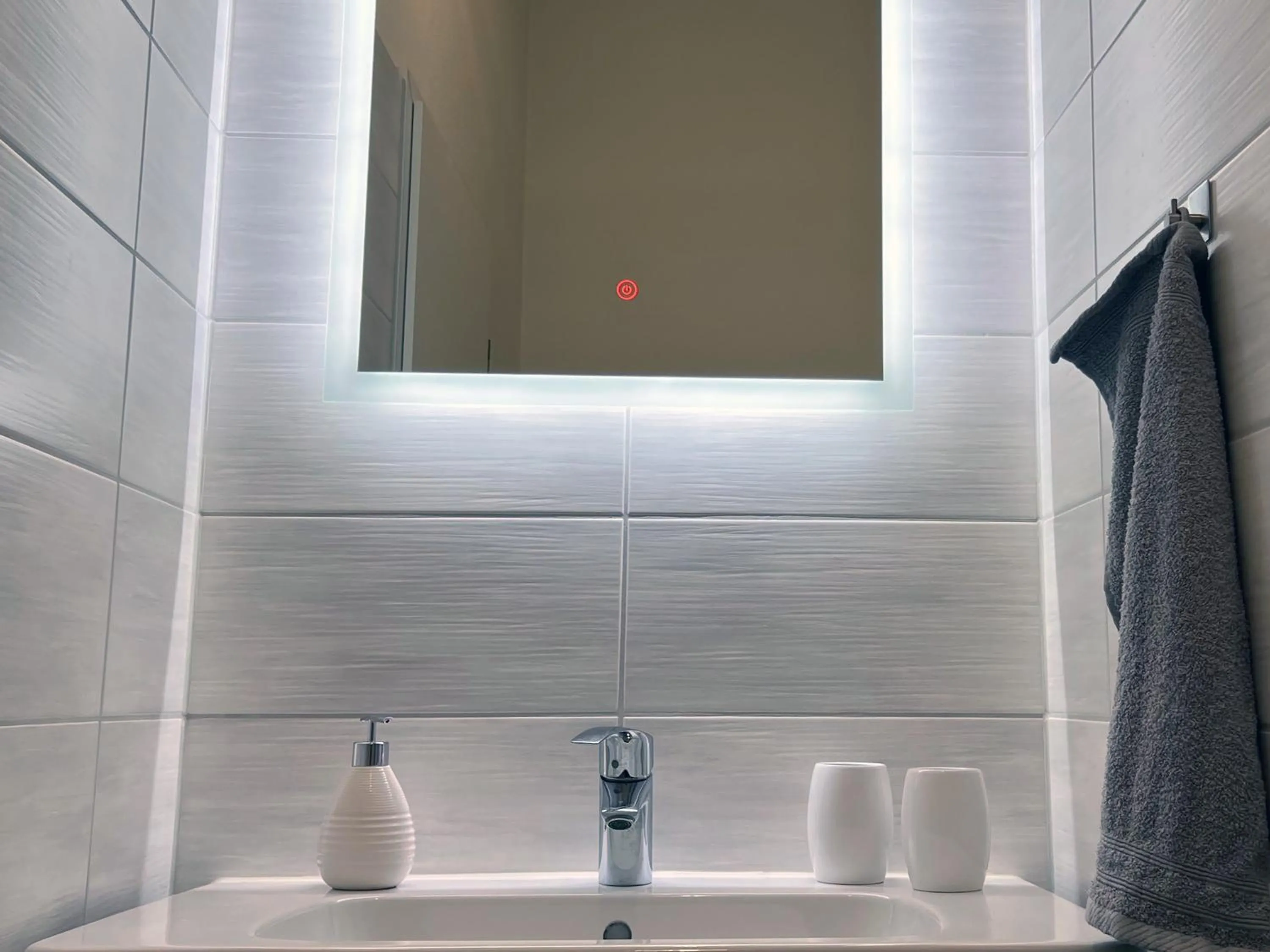 Bathroom in Ferienwohnung Hilbrecht