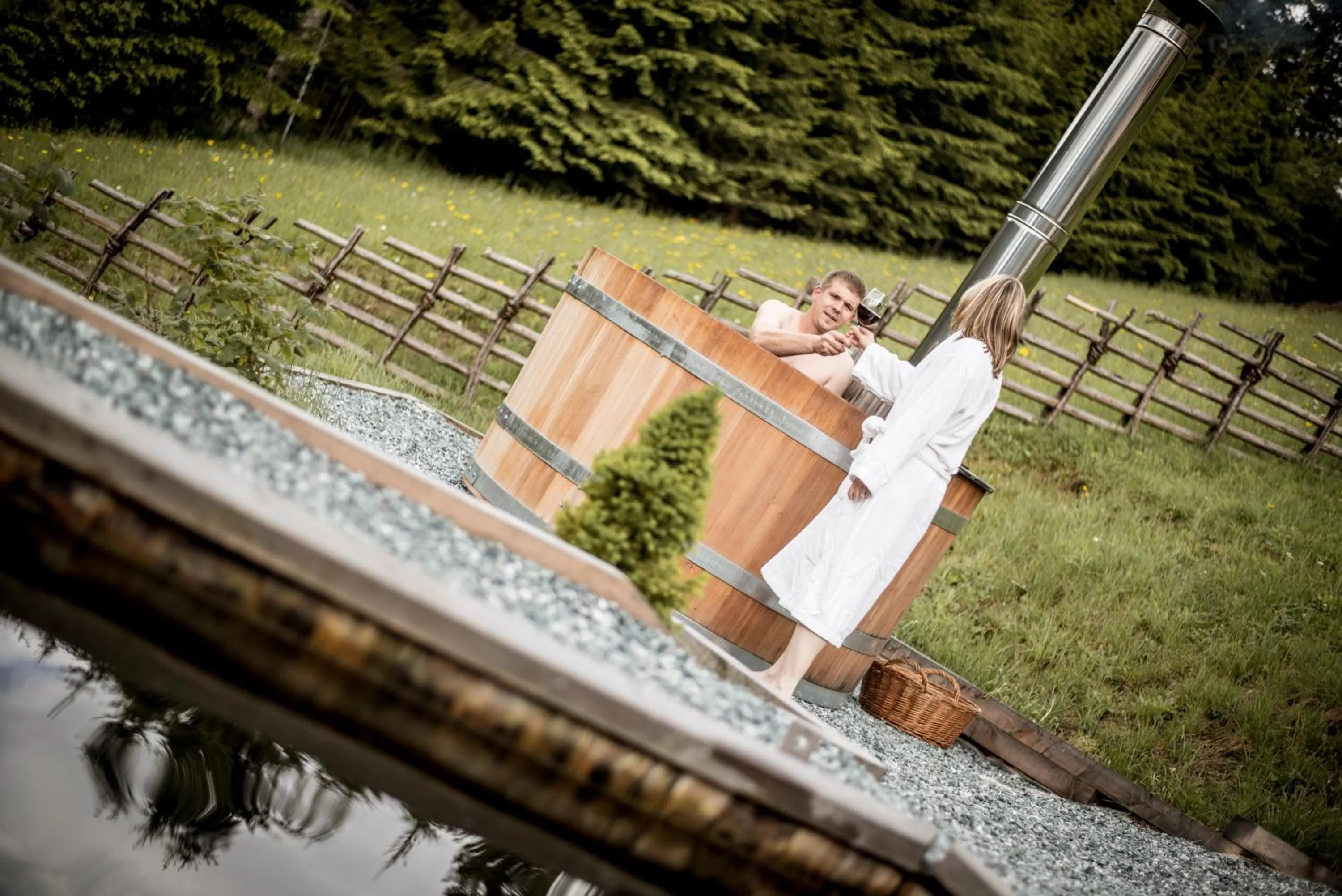 Spa and wellness centre/facilities in Bergchalet Kuhgraben