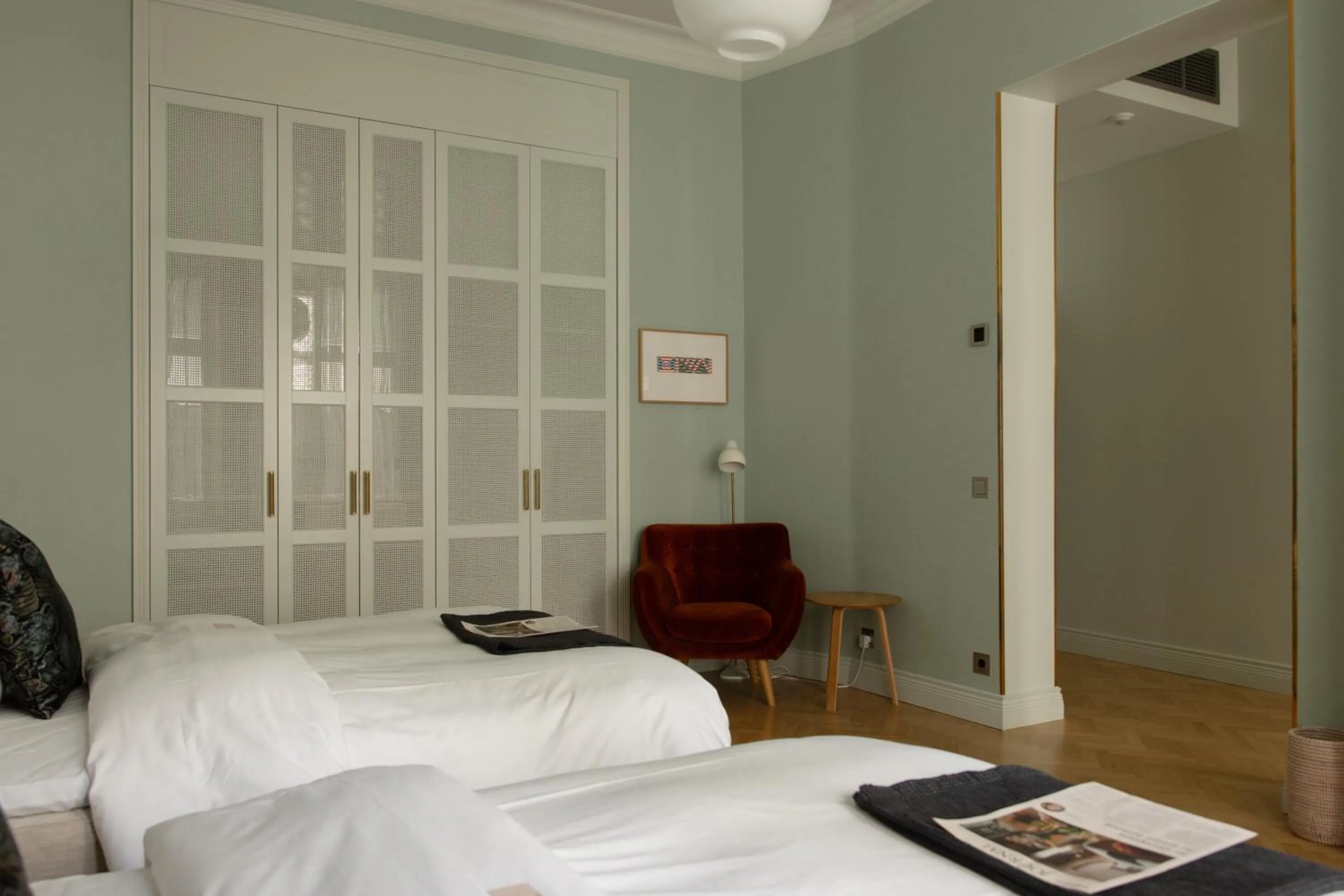 Bedroom, Bed in Hotel St. George Helsinki