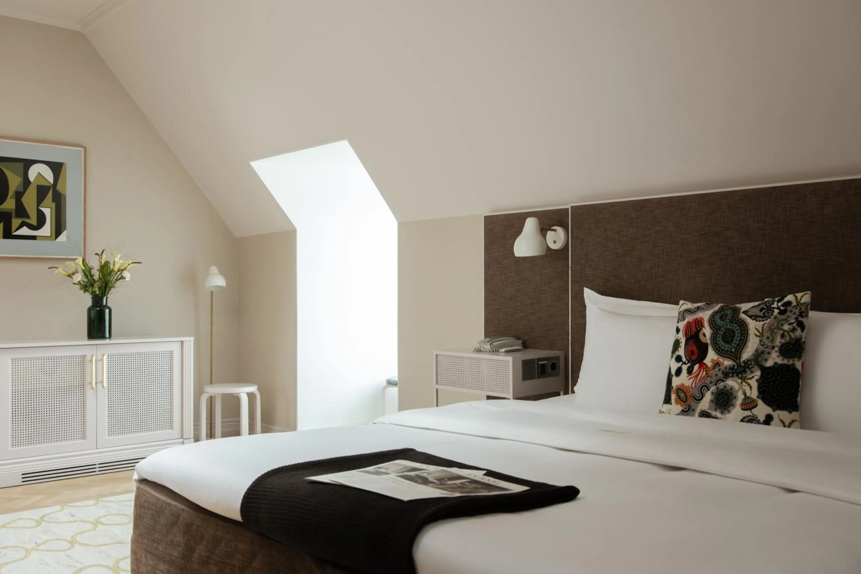 Bedroom, Bed in Hotel St. George Helsinki