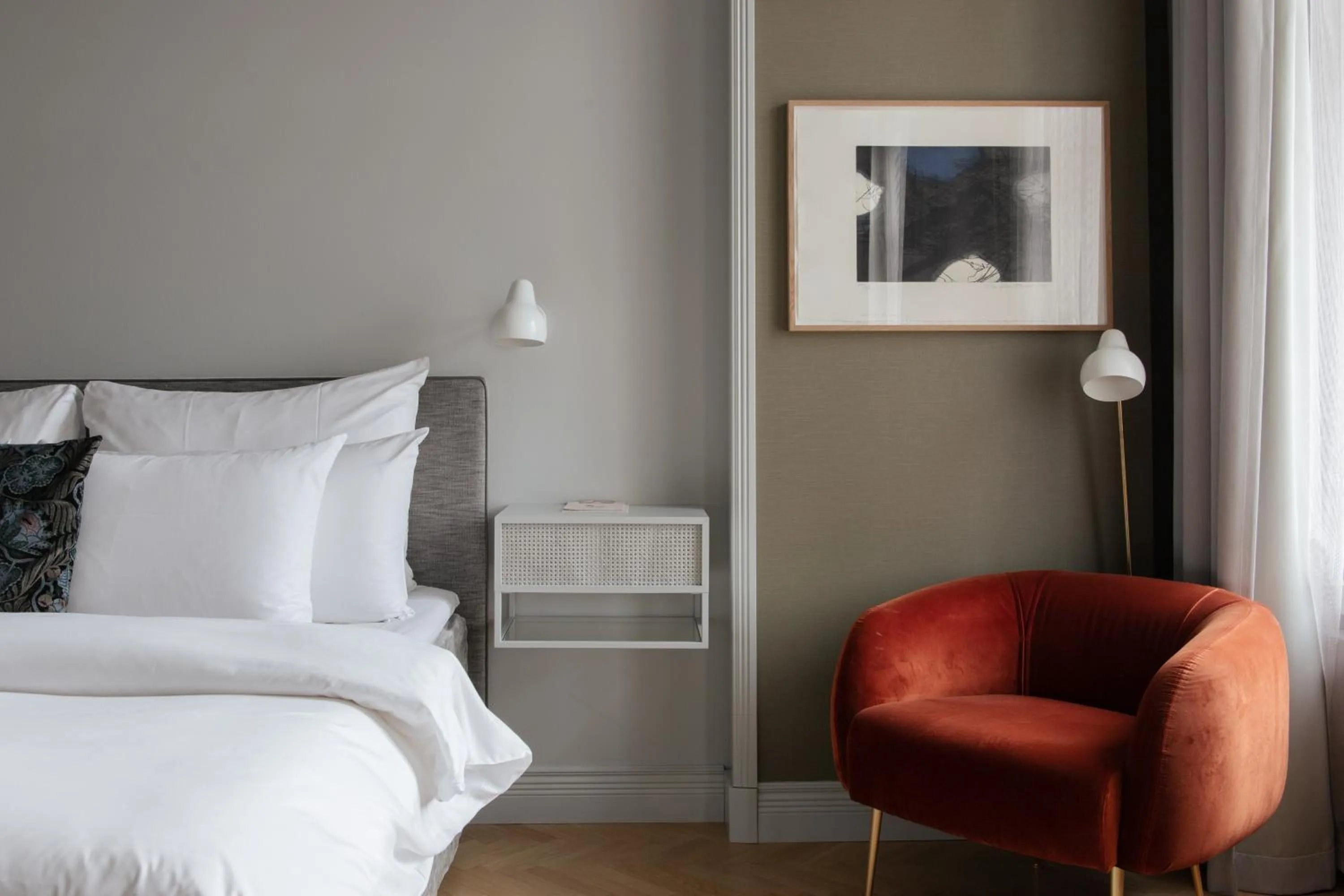 Bedroom, Bed in Hotel St. George Helsinki