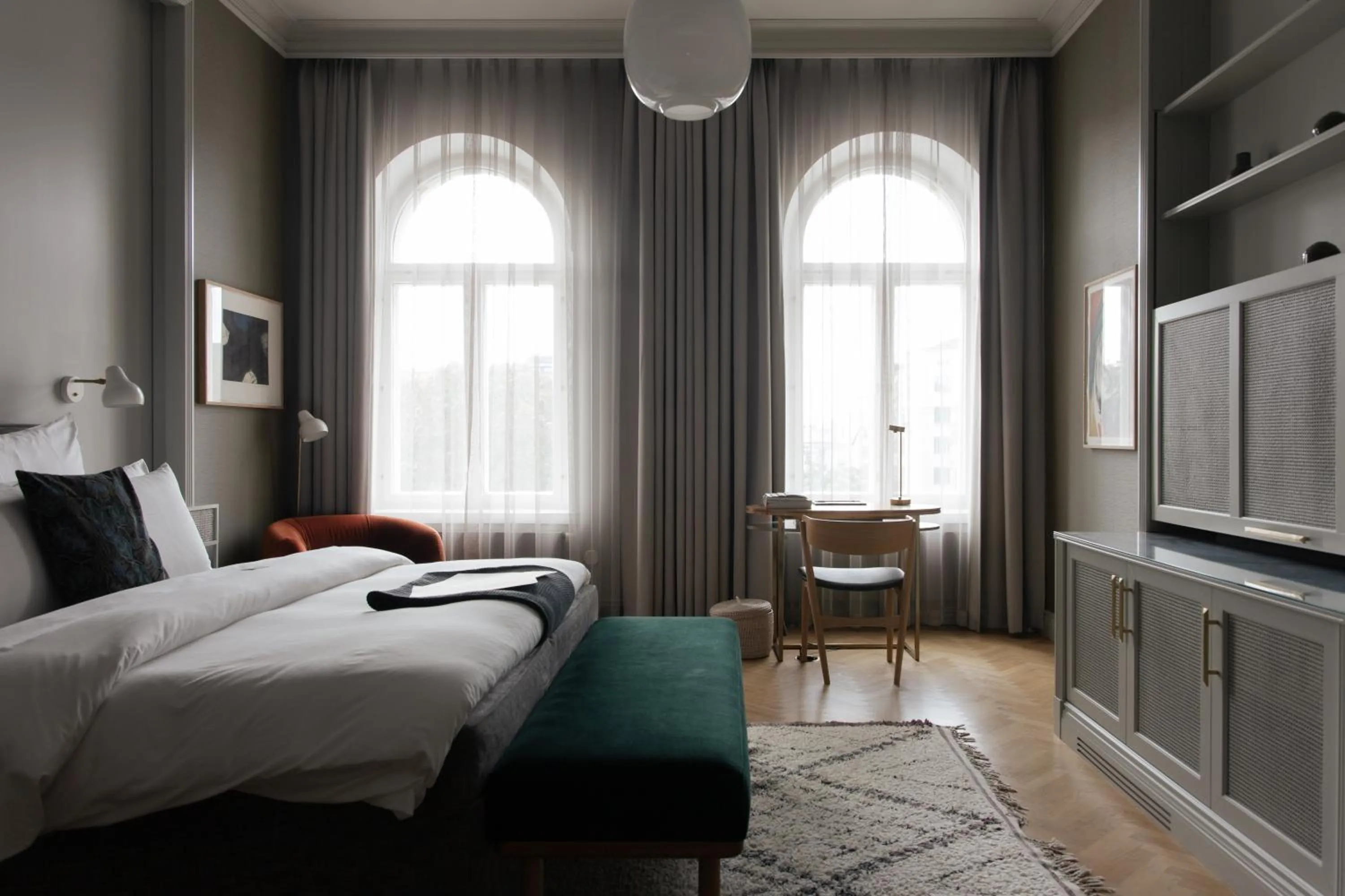 Bedroom, Bed in Hotel St. George Helsinki