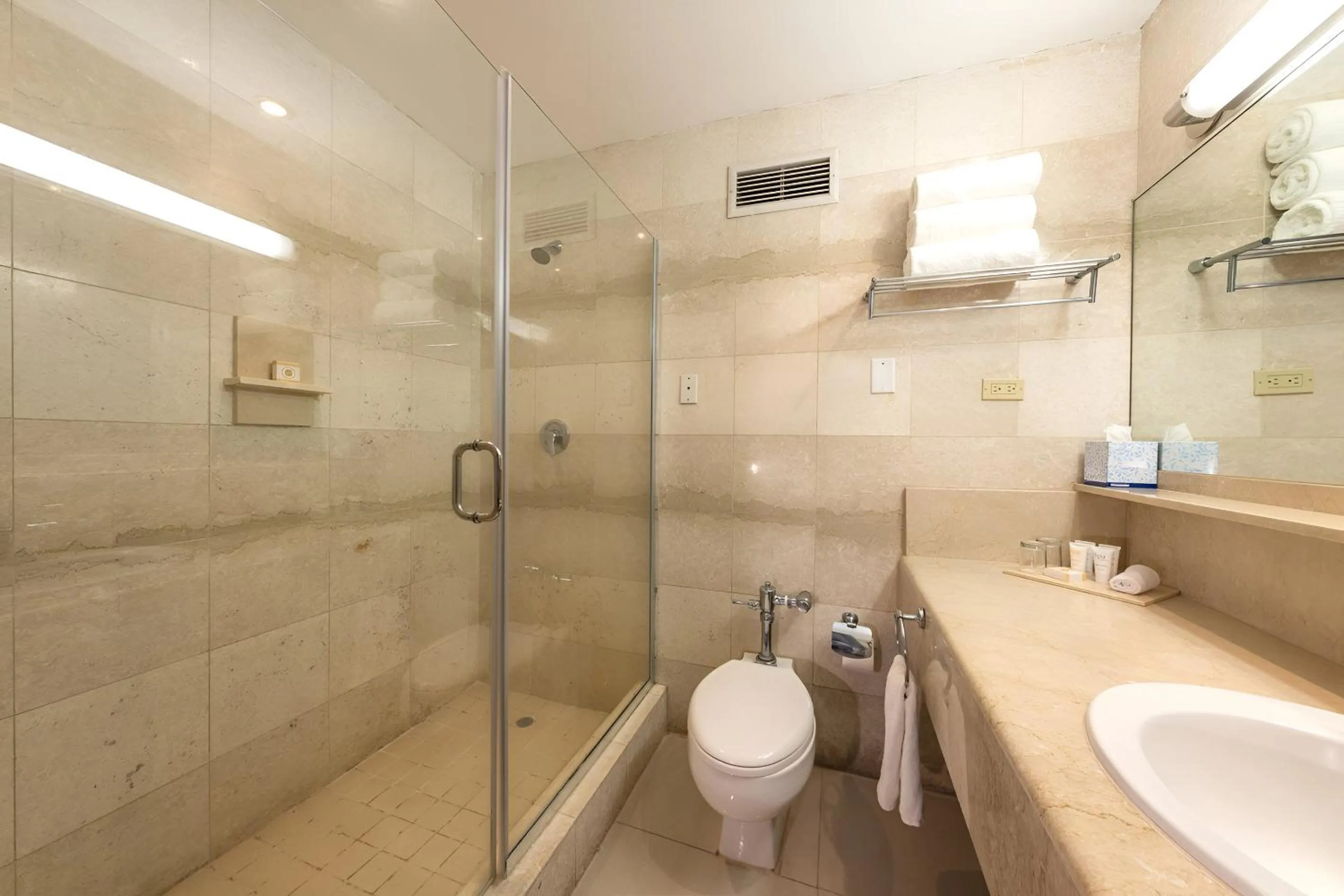 Shower in Hotel El Panama by Faranda Grand, a member of Radisson Individuals