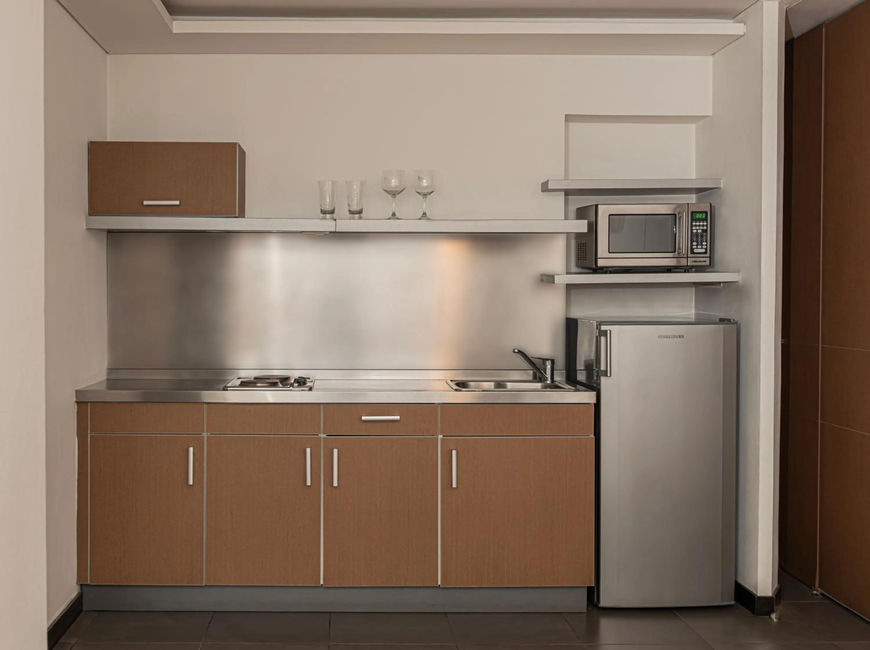 Kitchen or kitchenette in Hotel Viaggio Nueve Tres