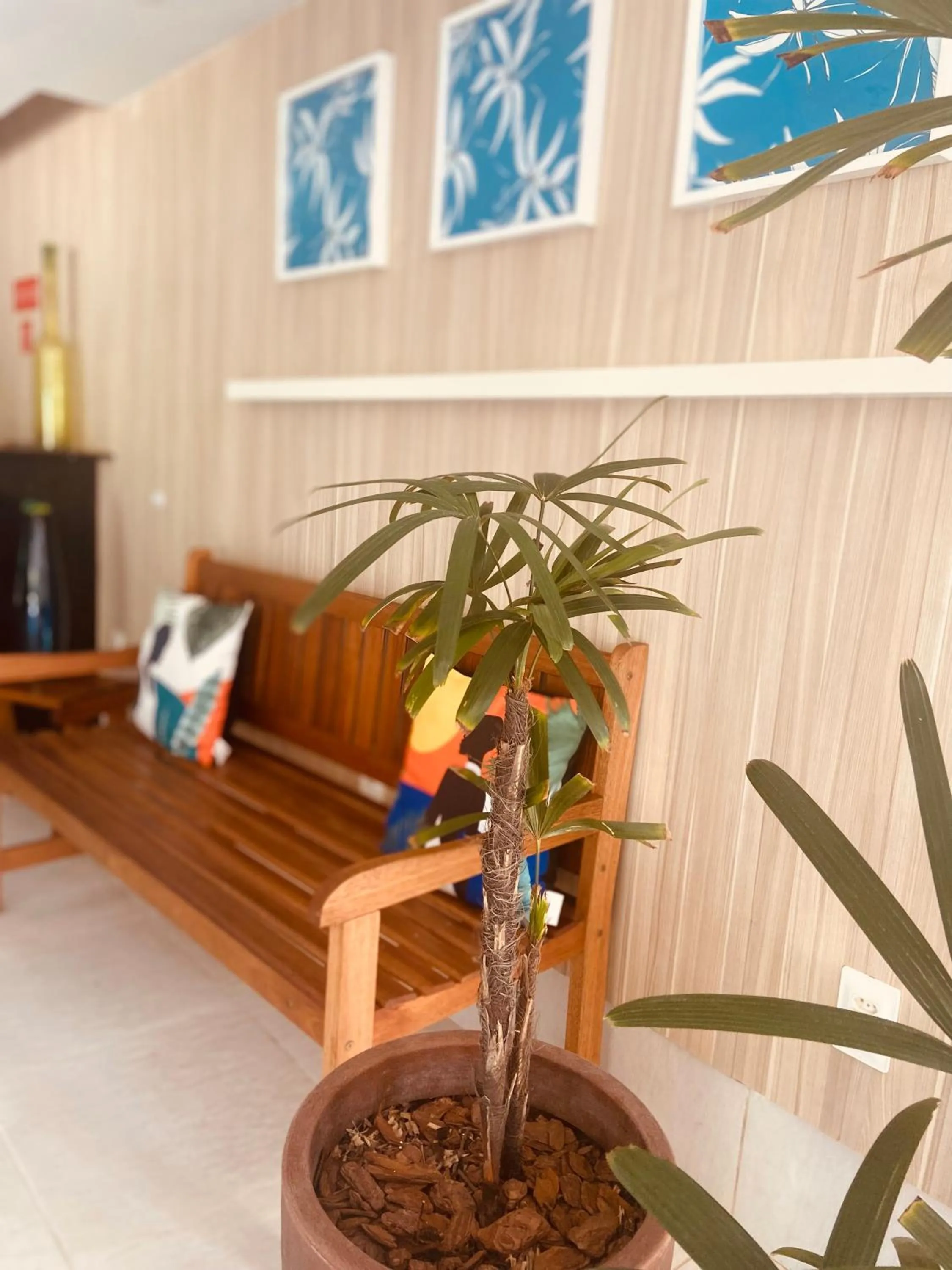 Lobby or reception in Hotel Enseada dos Corais