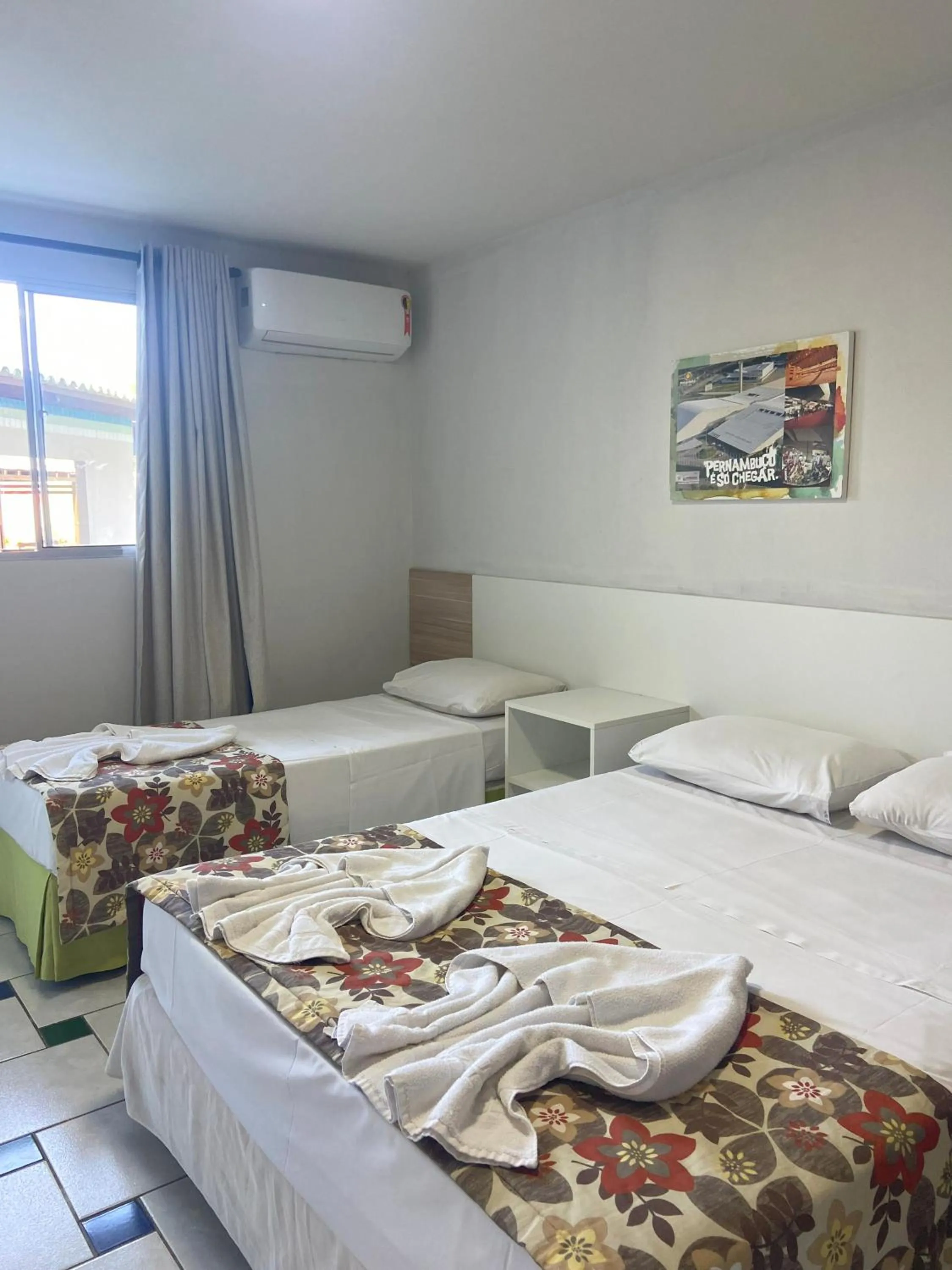 Bed in Hotel Enseada dos Corais