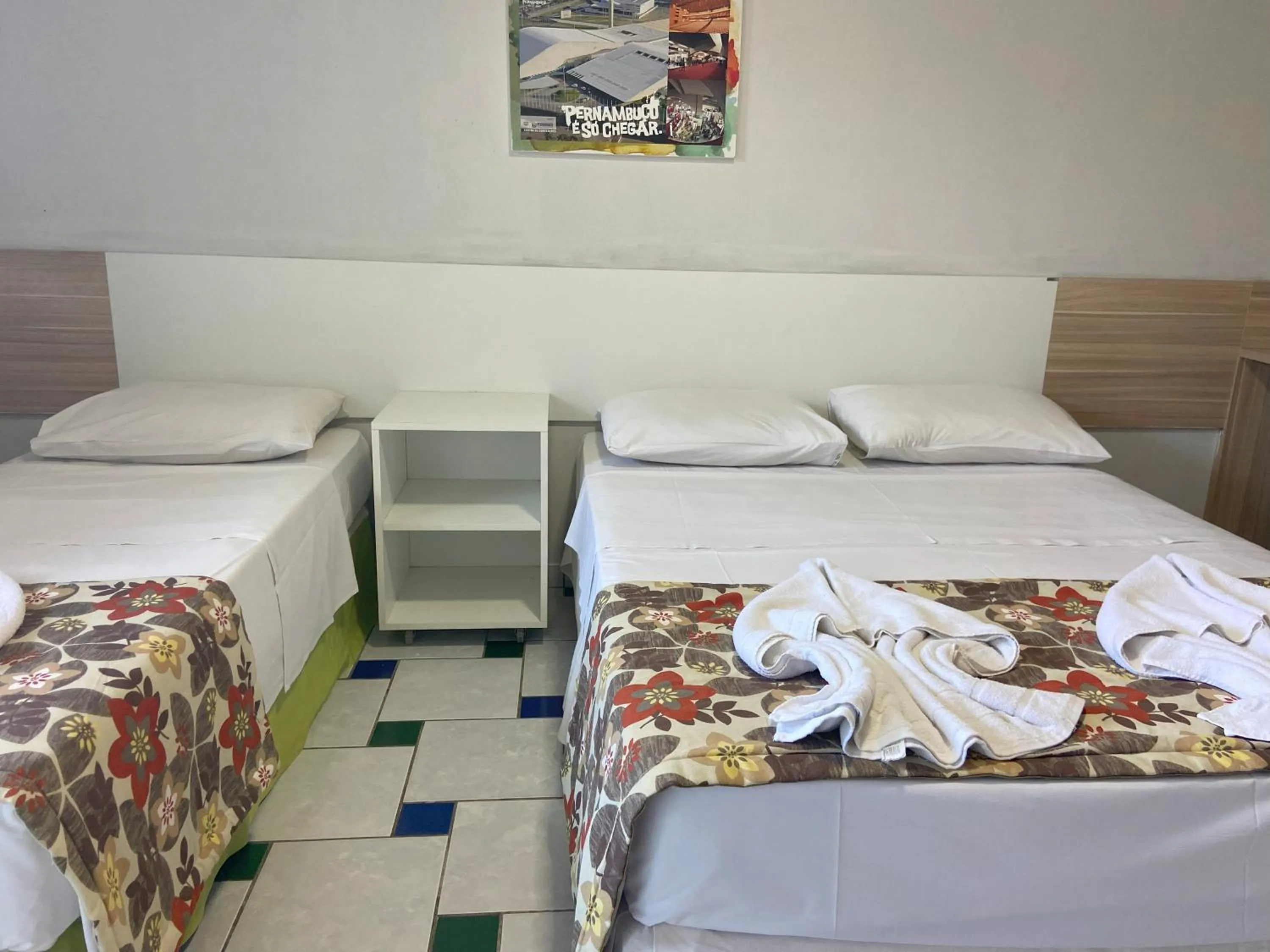 Bed in Hotel Enseada dos Corais