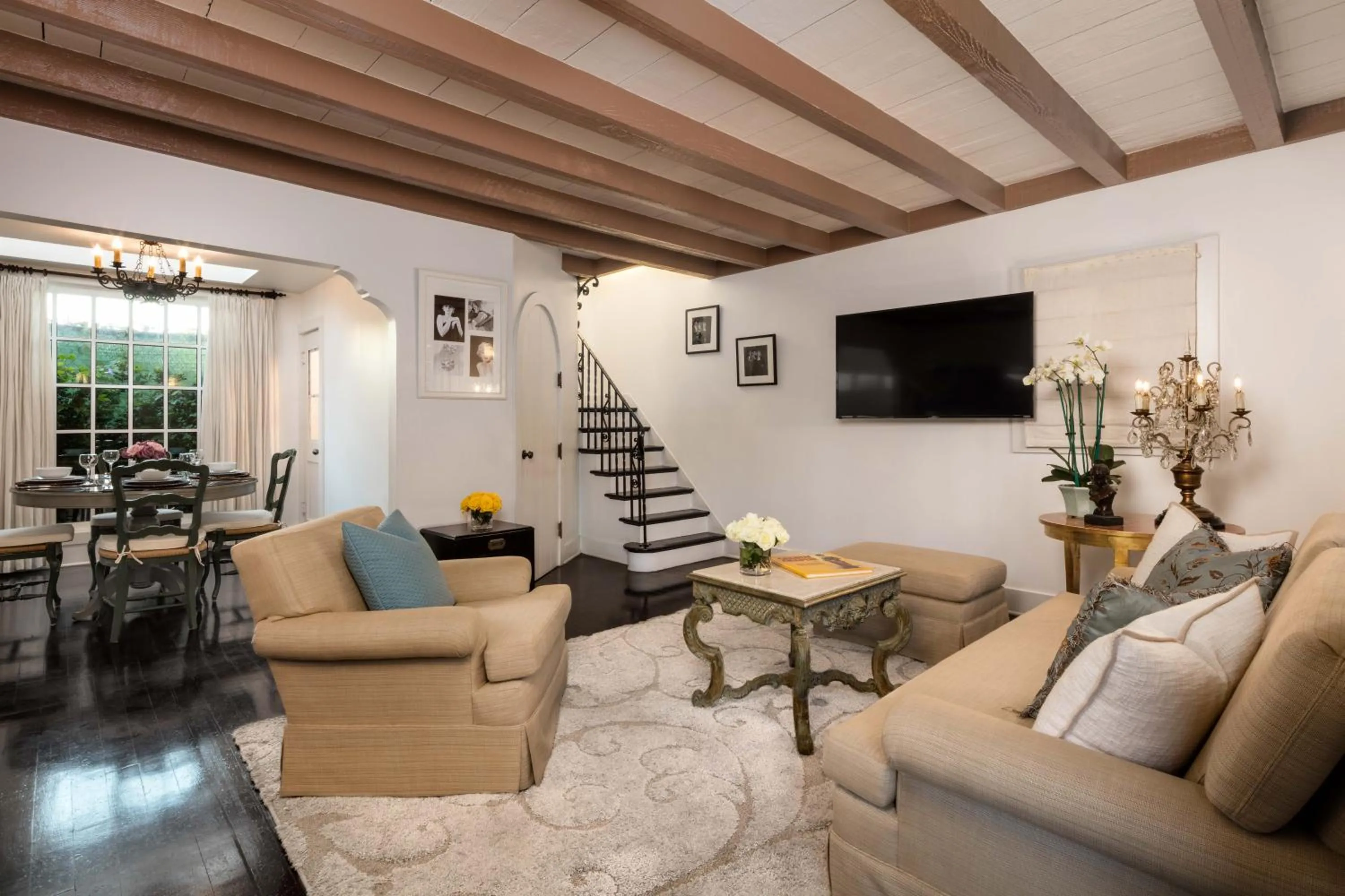 Living room in The Charlie West Hollywood