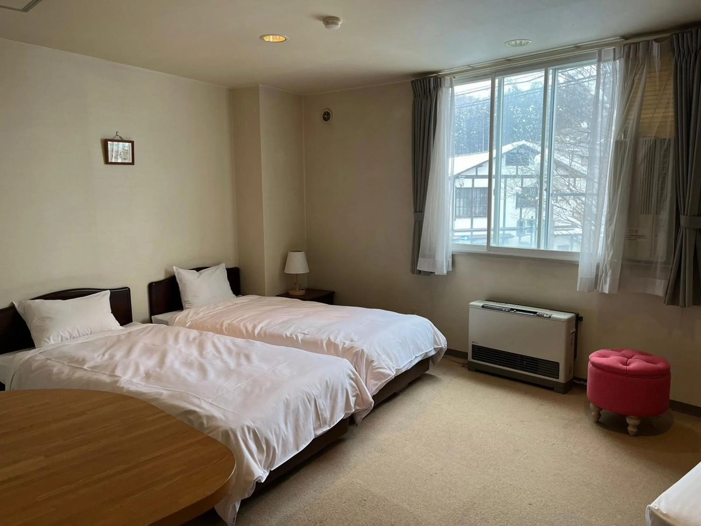 Bed in HOTEL 24sweets HAKUBA