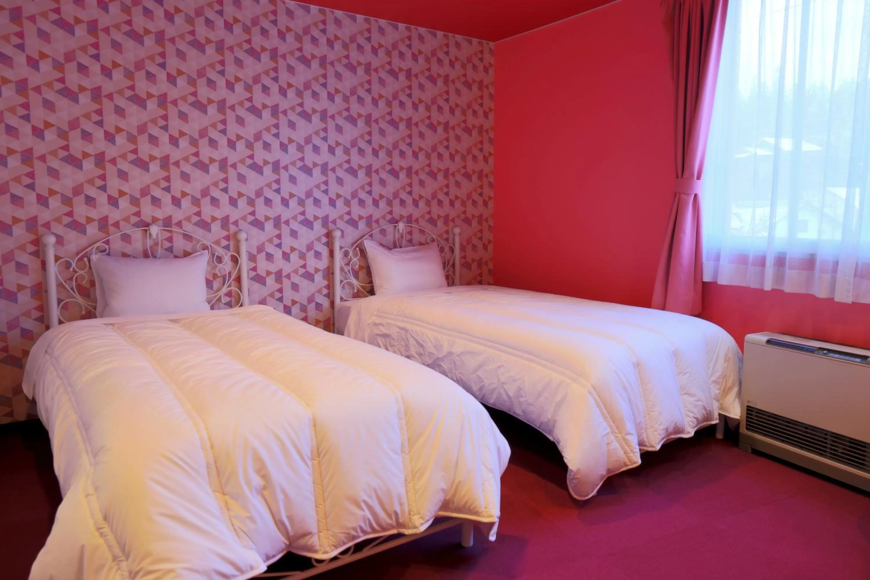 Photo of the whole room, Bed in HOTEL 24sweets HAKUBA