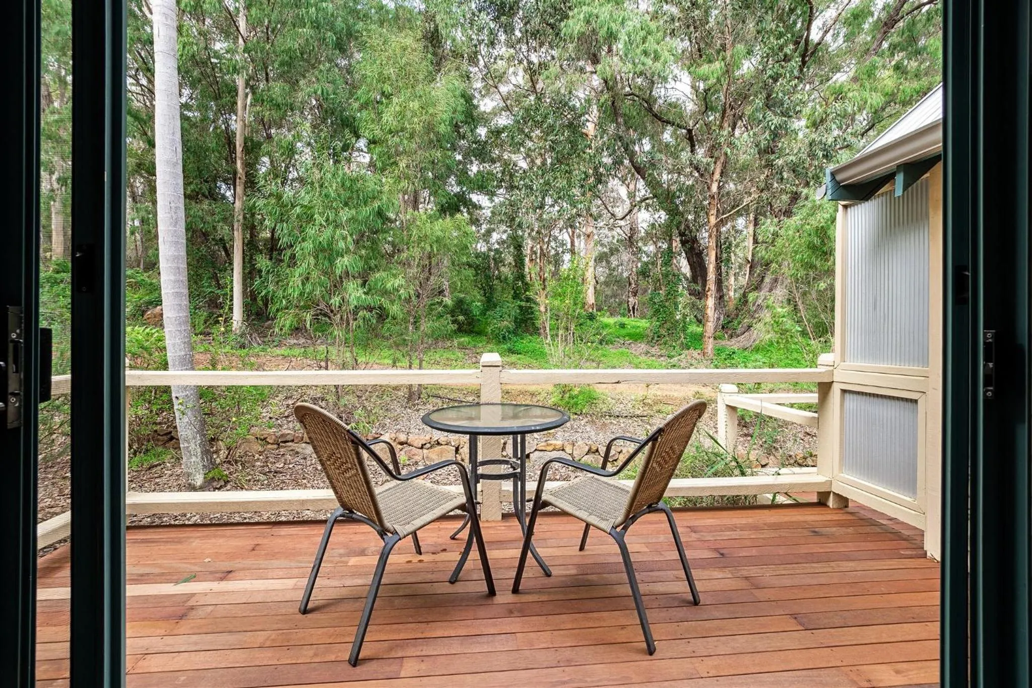 Patio in Heritage Trail Lodge