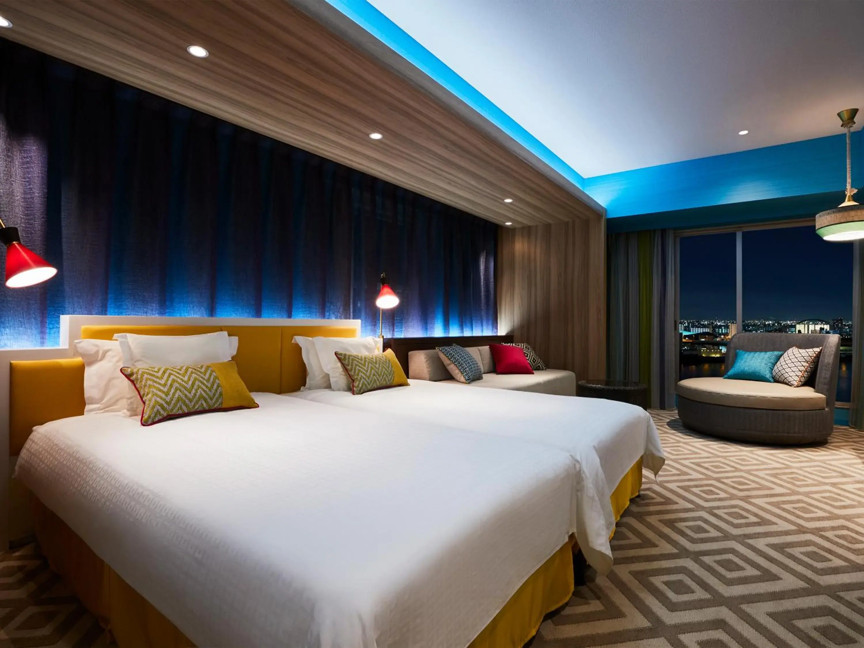 Carib Deluxe Corner Twin Room - Non-Smoking in Hotel Universal Port Carib Deluxe Corner Twin Room - Non-Smoking in Hotel Universal Port